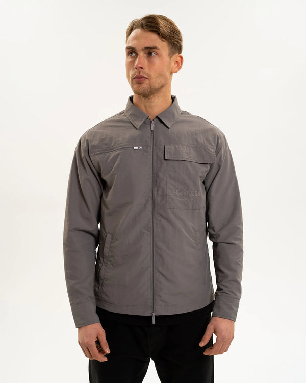 Newcastle United Men's Slate Nylon Overshirt