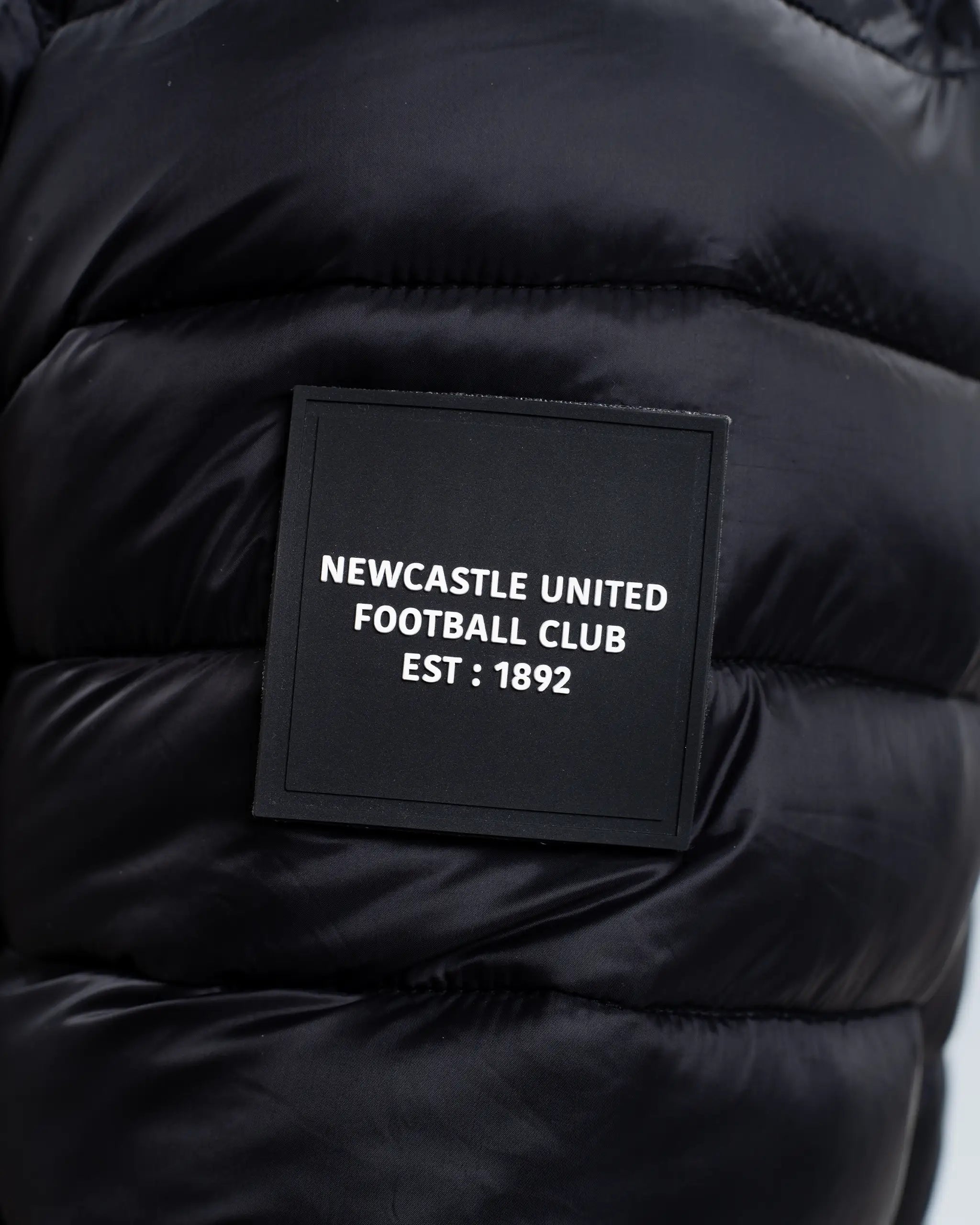 Newcastle United Black Puffer Jacket
