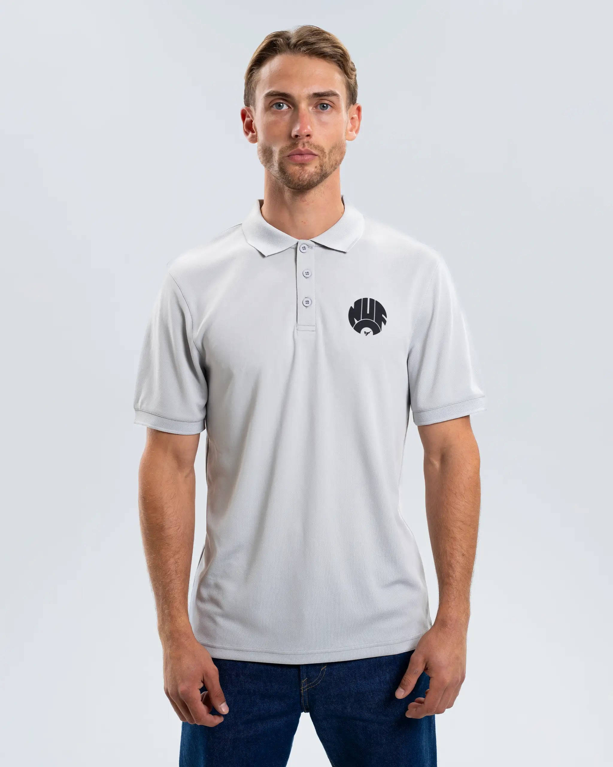Newcastle United Cool Grey Tech Polo Shirt