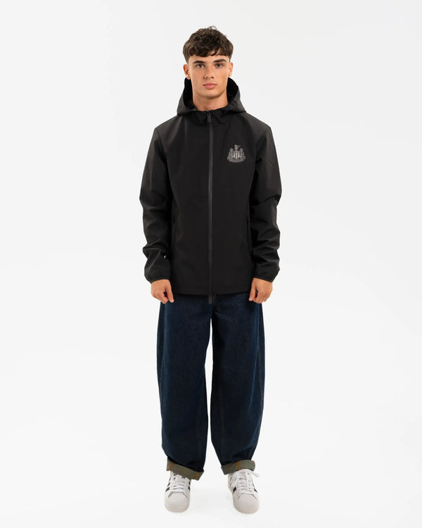 Newcastle United Men's Black Waterproof Jacket