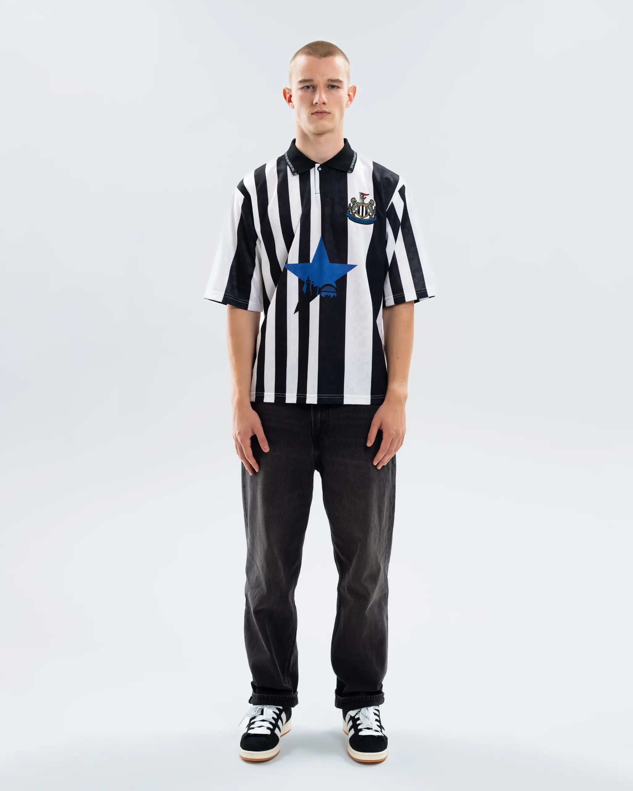 Newcastle United Retro 1990 Home Shirt