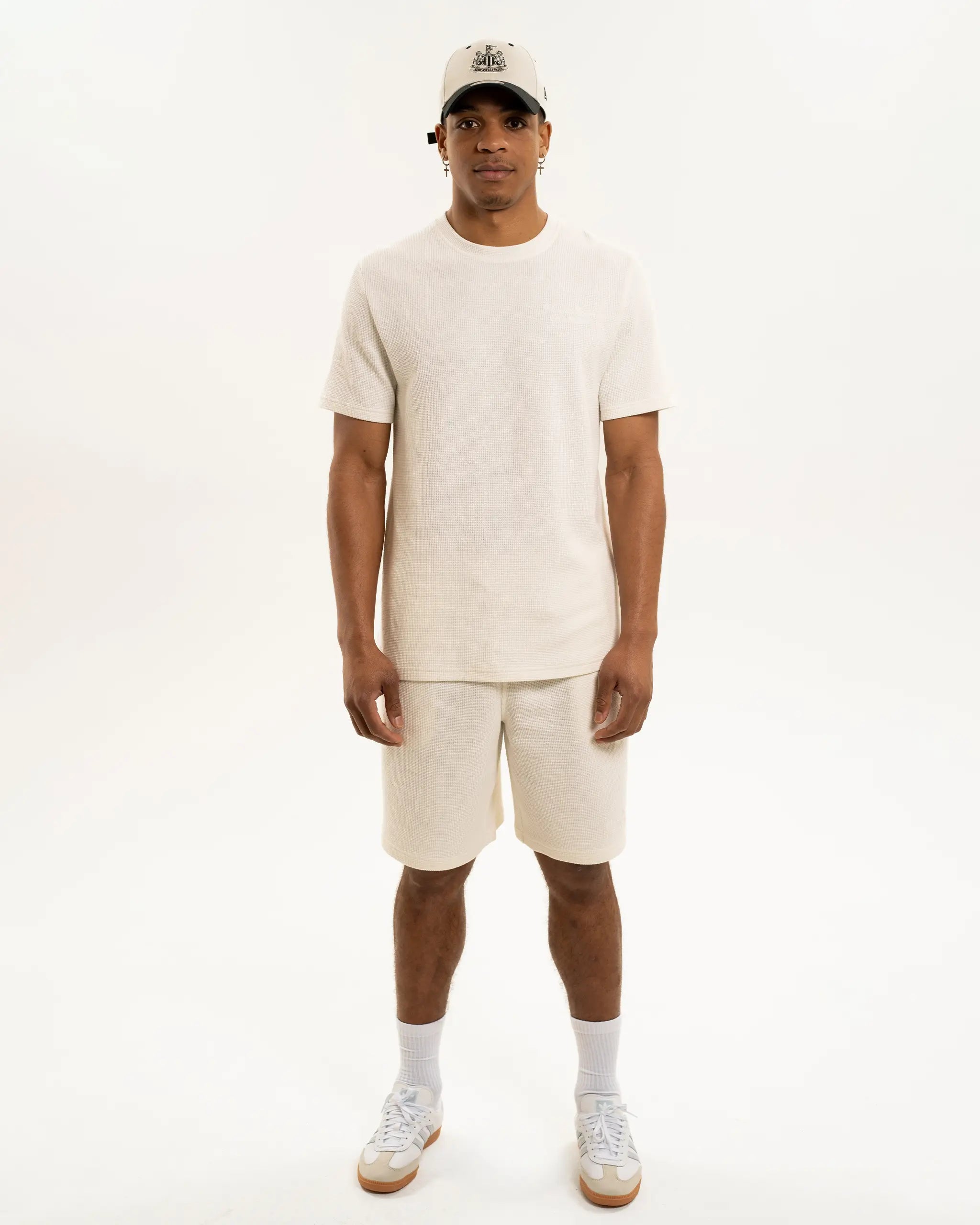 Newcastle United Men's Ecru Waffle T-Shirt