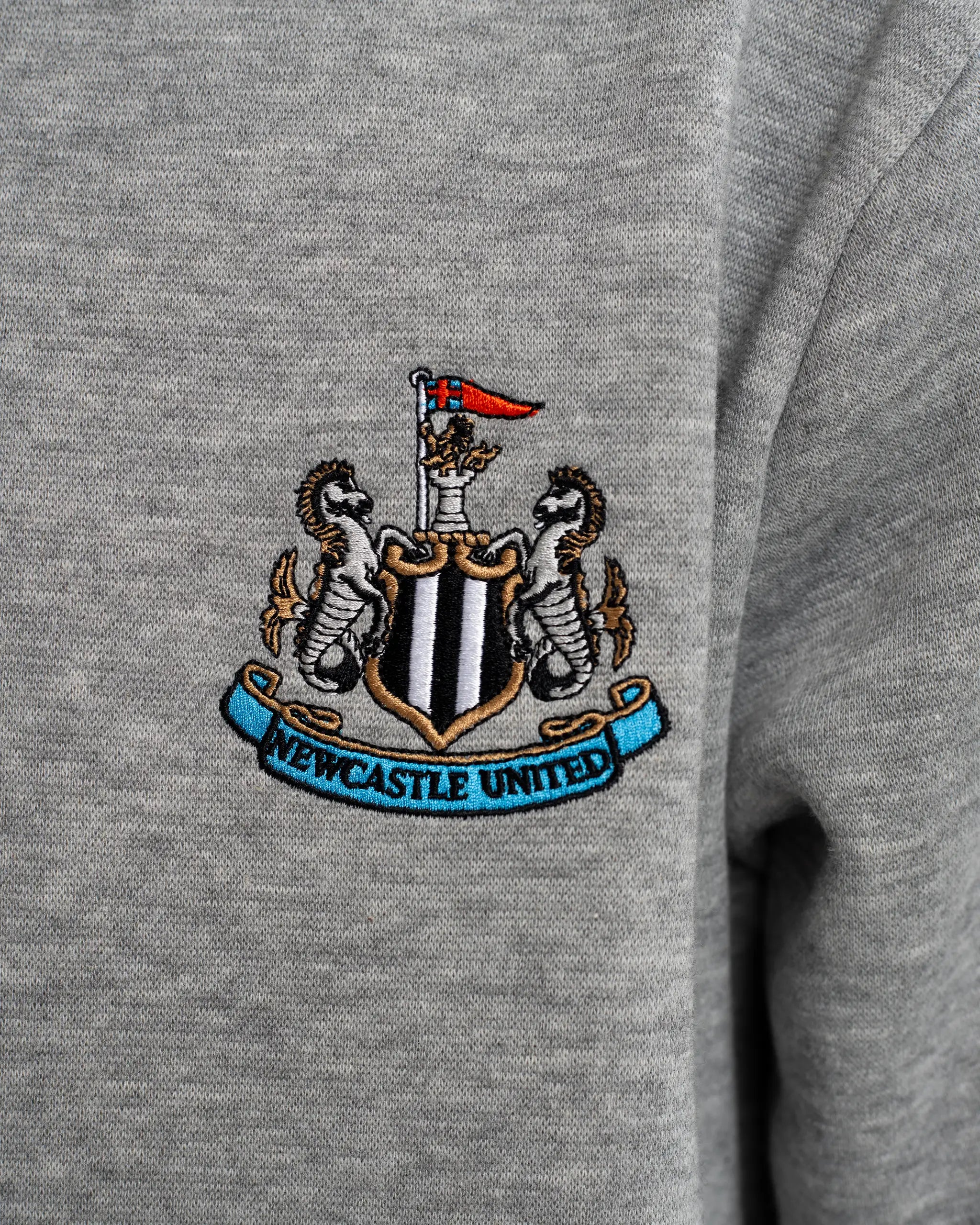 Newcastle United Kids' Essentials Range Grey Hoodie