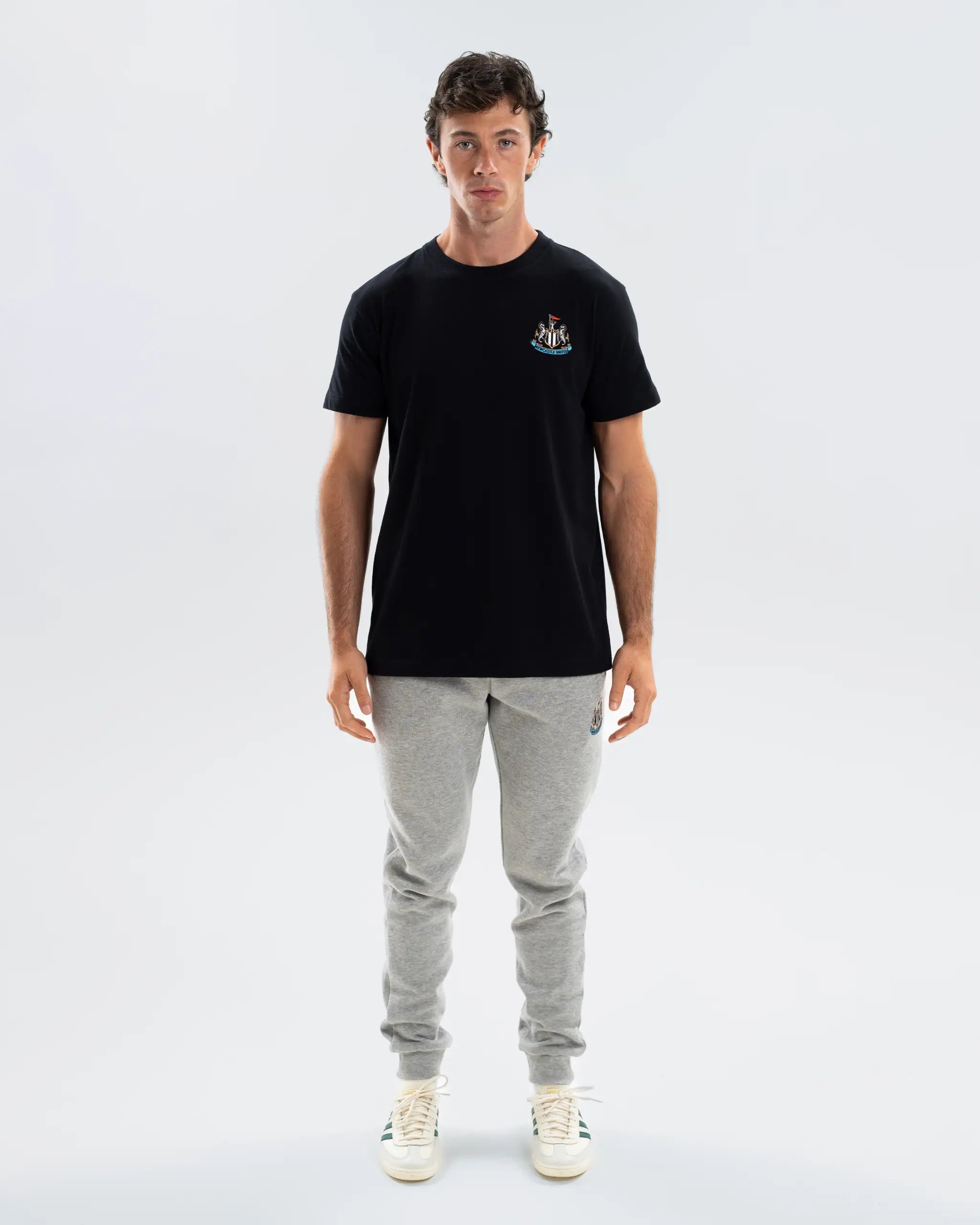 Newcastle United Men's Essentials Range Black T-Shirt