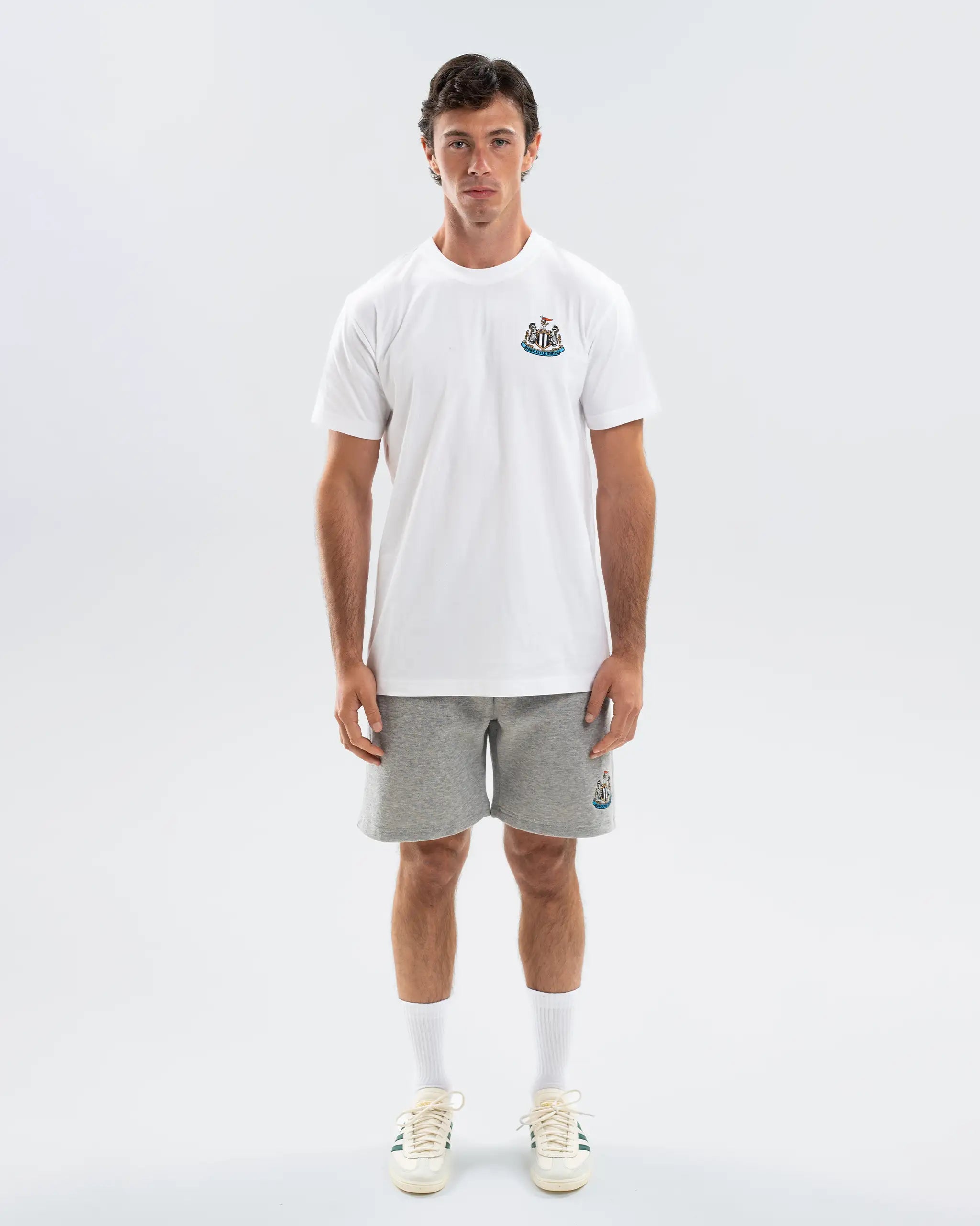 Newcastle United Men's Essentials Range White T-Shirt