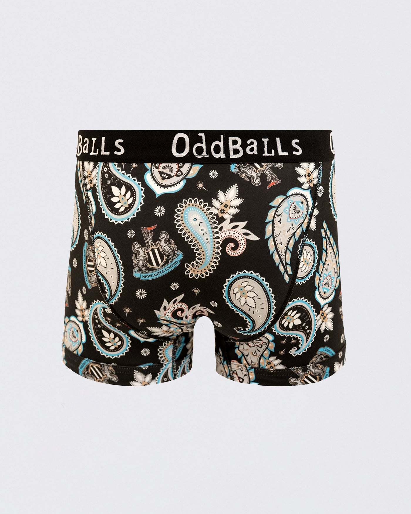 Newcastle United OddBalls Men's Paisley Boxers