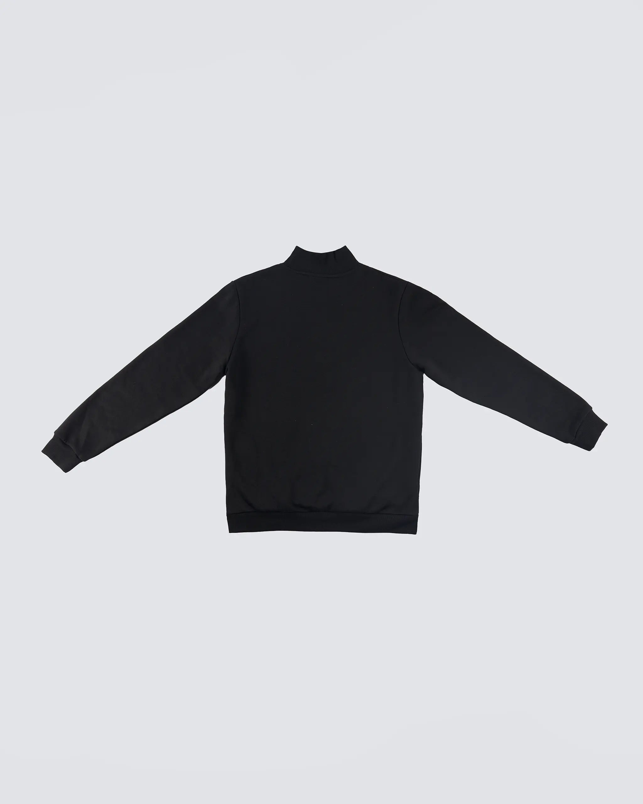 Newcastle United Men's Black 1/4 Zip Sweatshirt