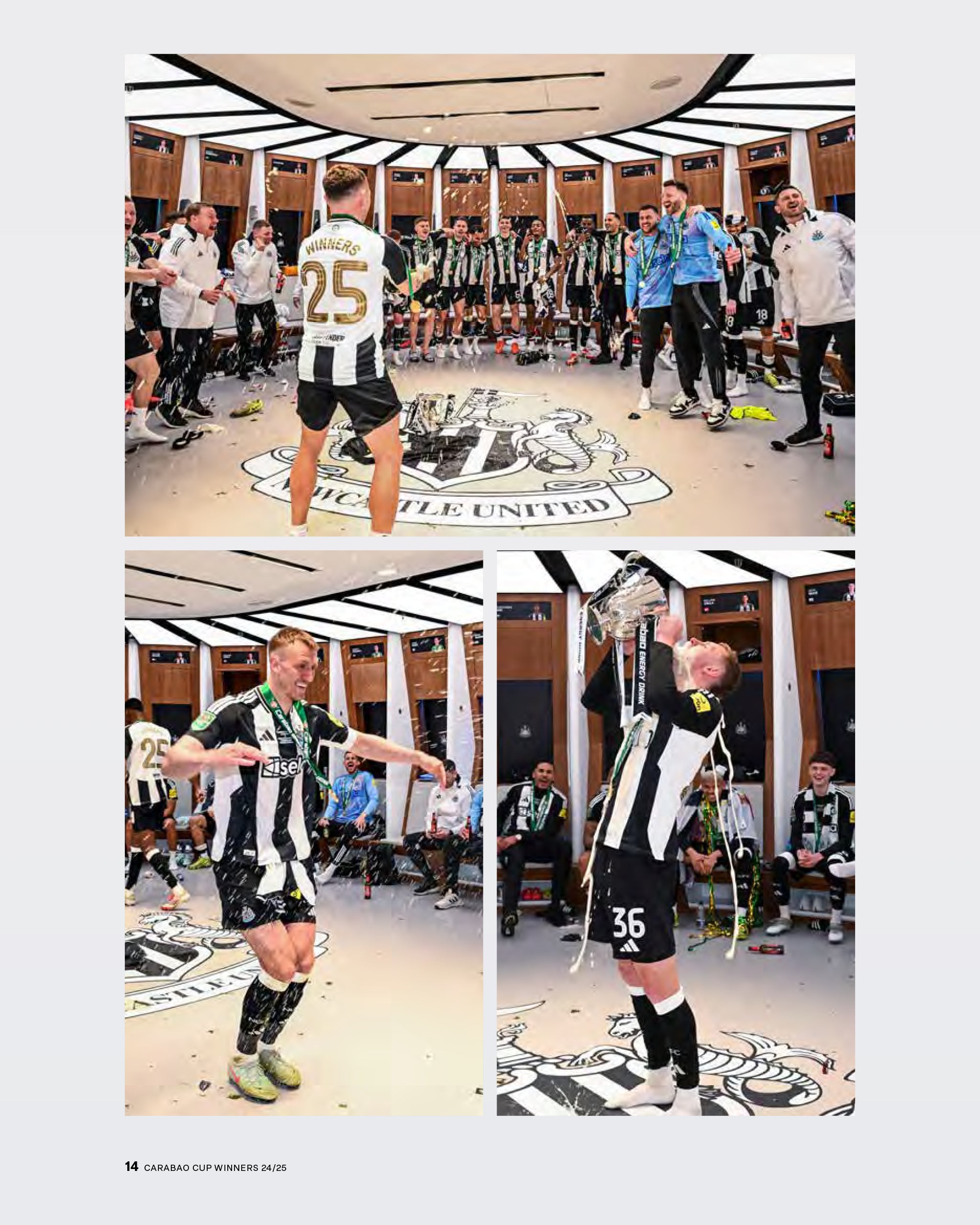 Newcastle United Official Carabao Cup Winners 24/25 Magazine
