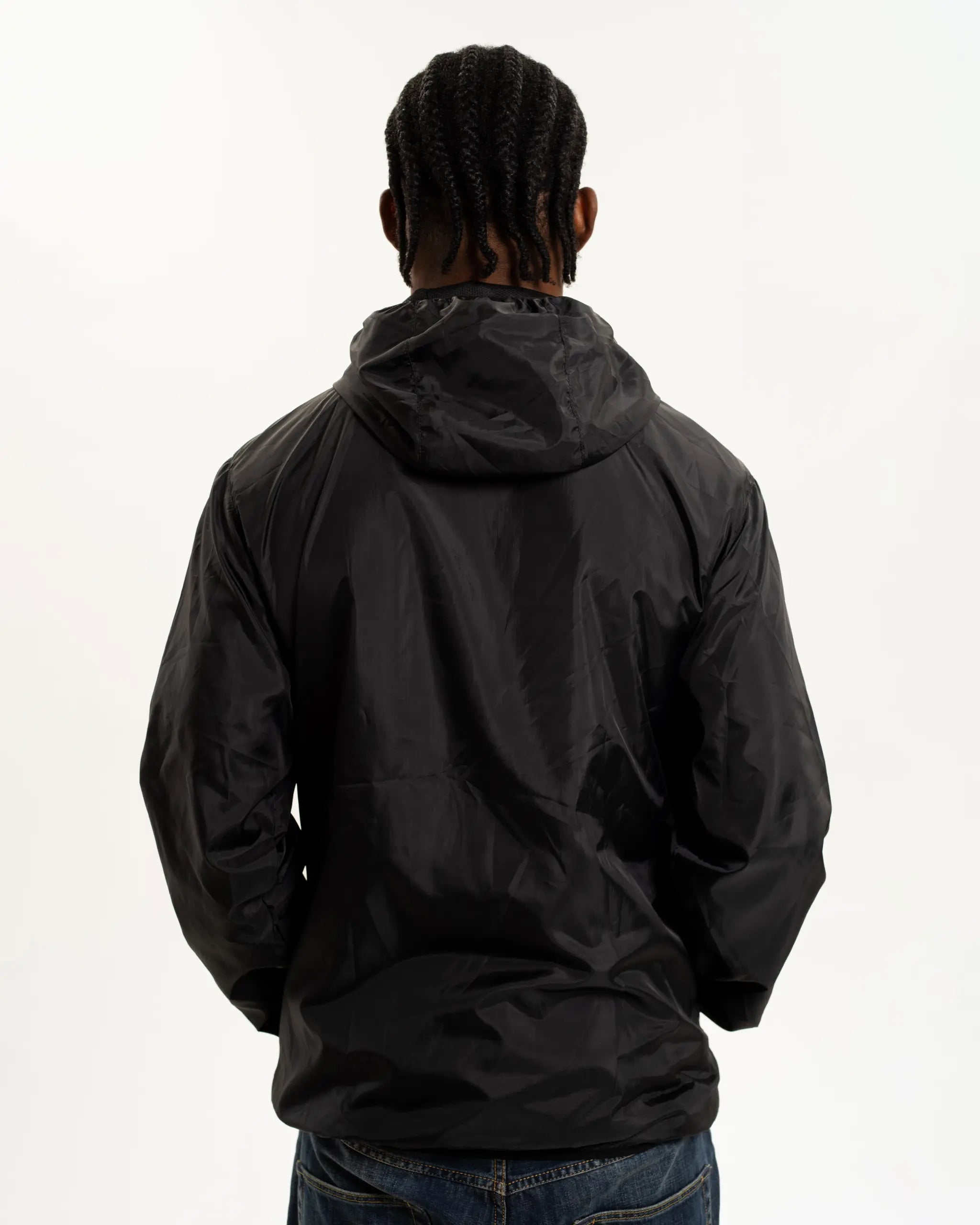 Newcastle United Men's Lightweight Black Hooded Jacket