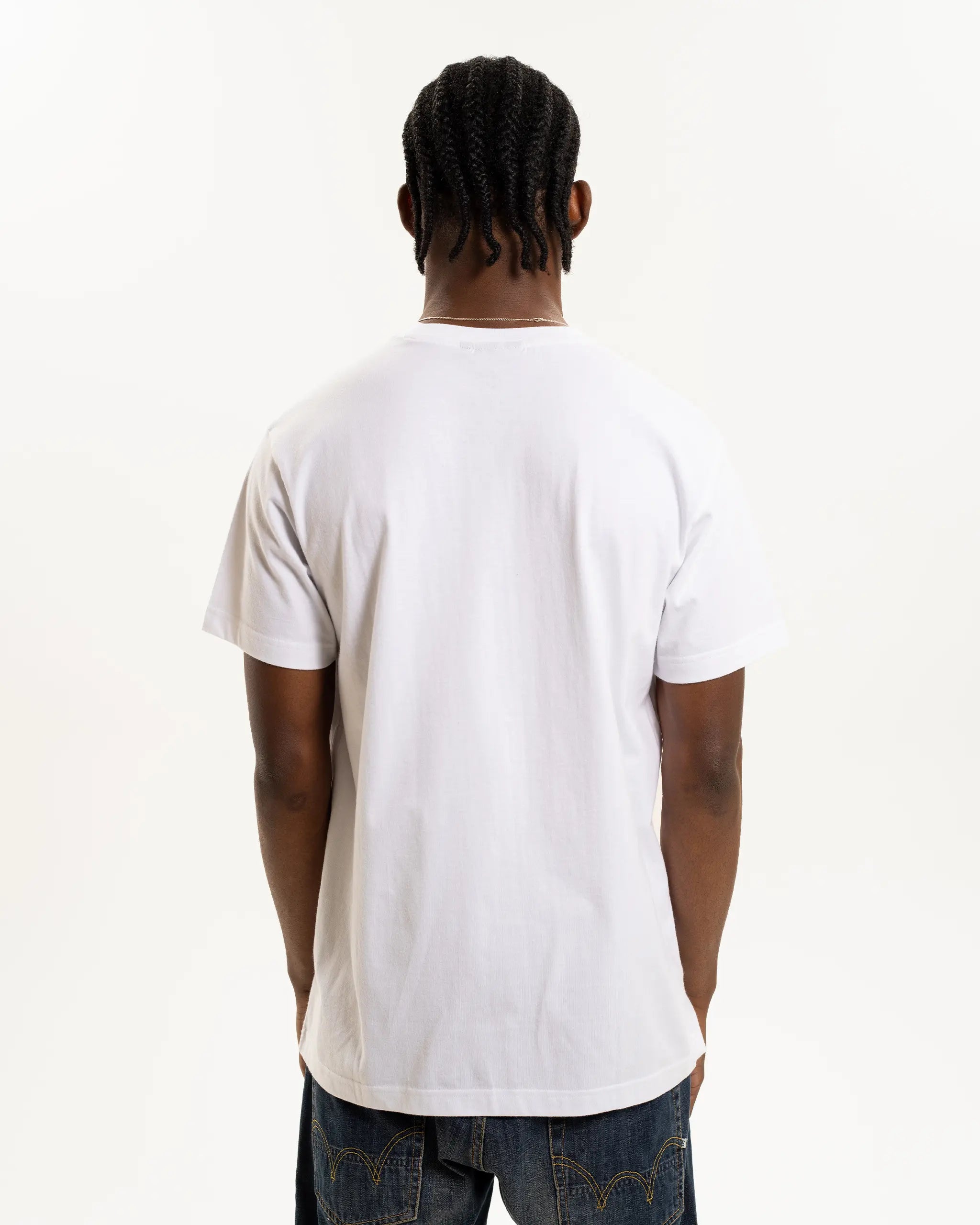 Newcastle United Men's White Pocket Detailed T-Shirt