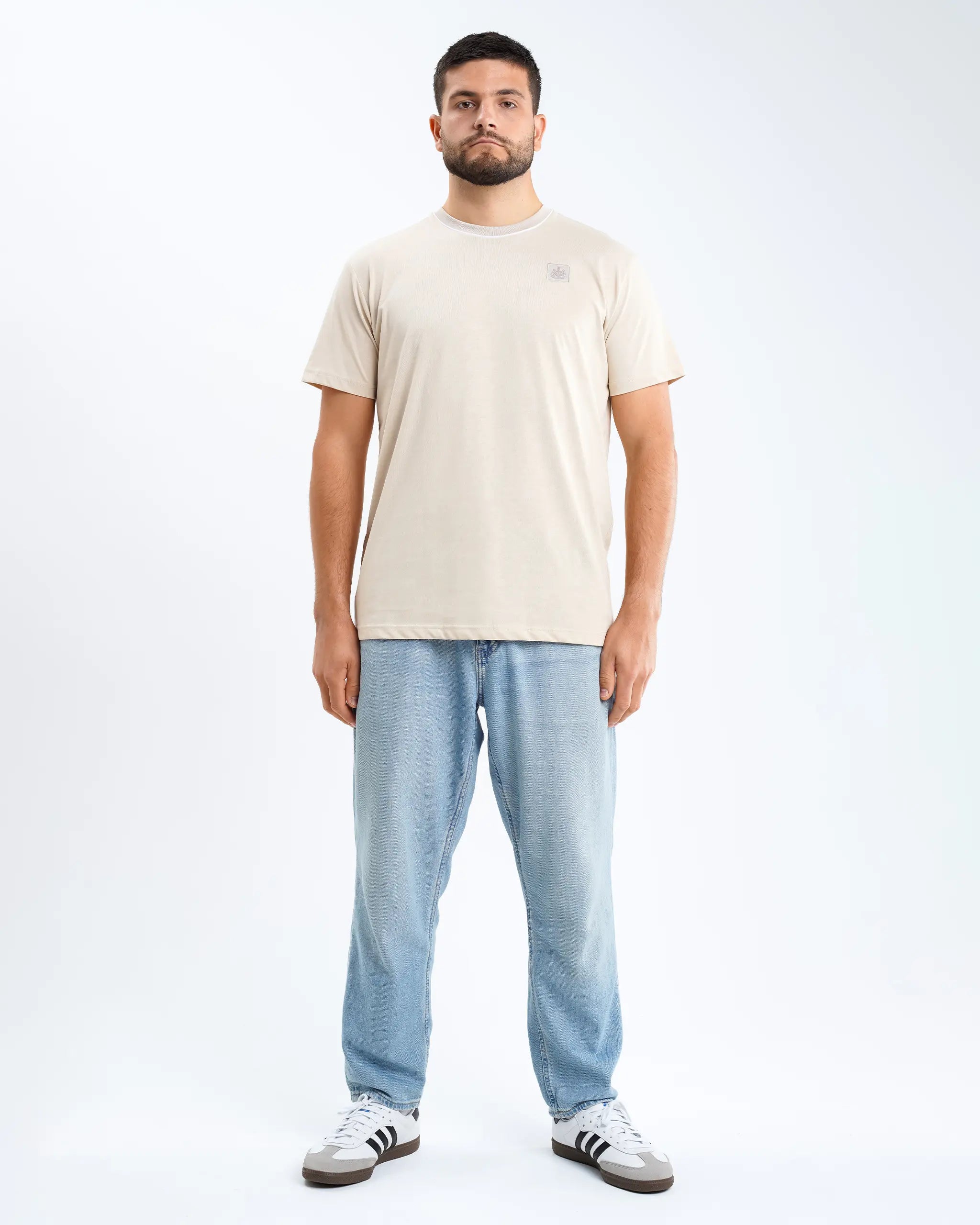 Newcastle United Men's Oat Tipped Tee