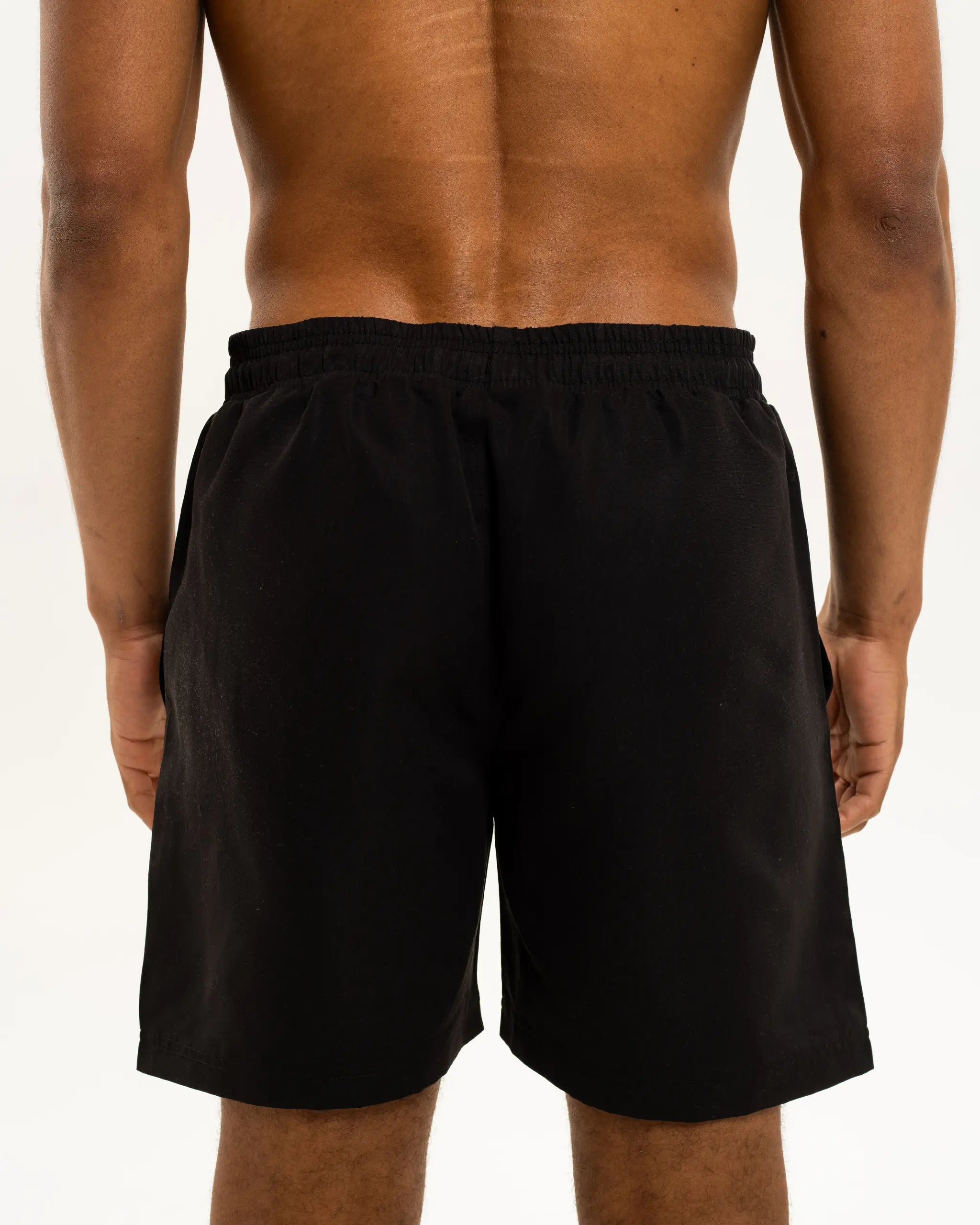 Newcastle United Men's Black Retro Crest Swim Shorts