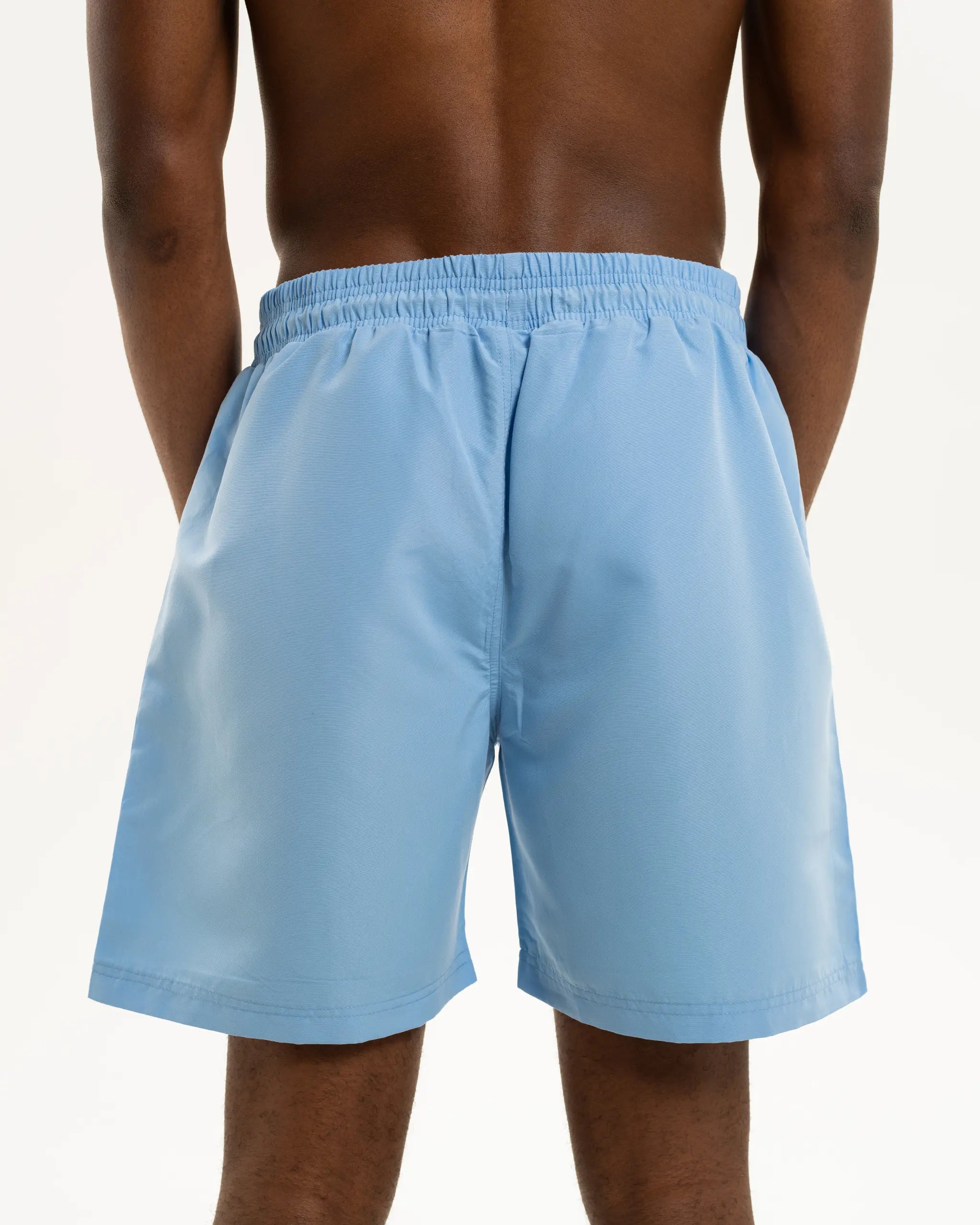 Newcastle United Men's Blue Retro Crest Swim Shorts