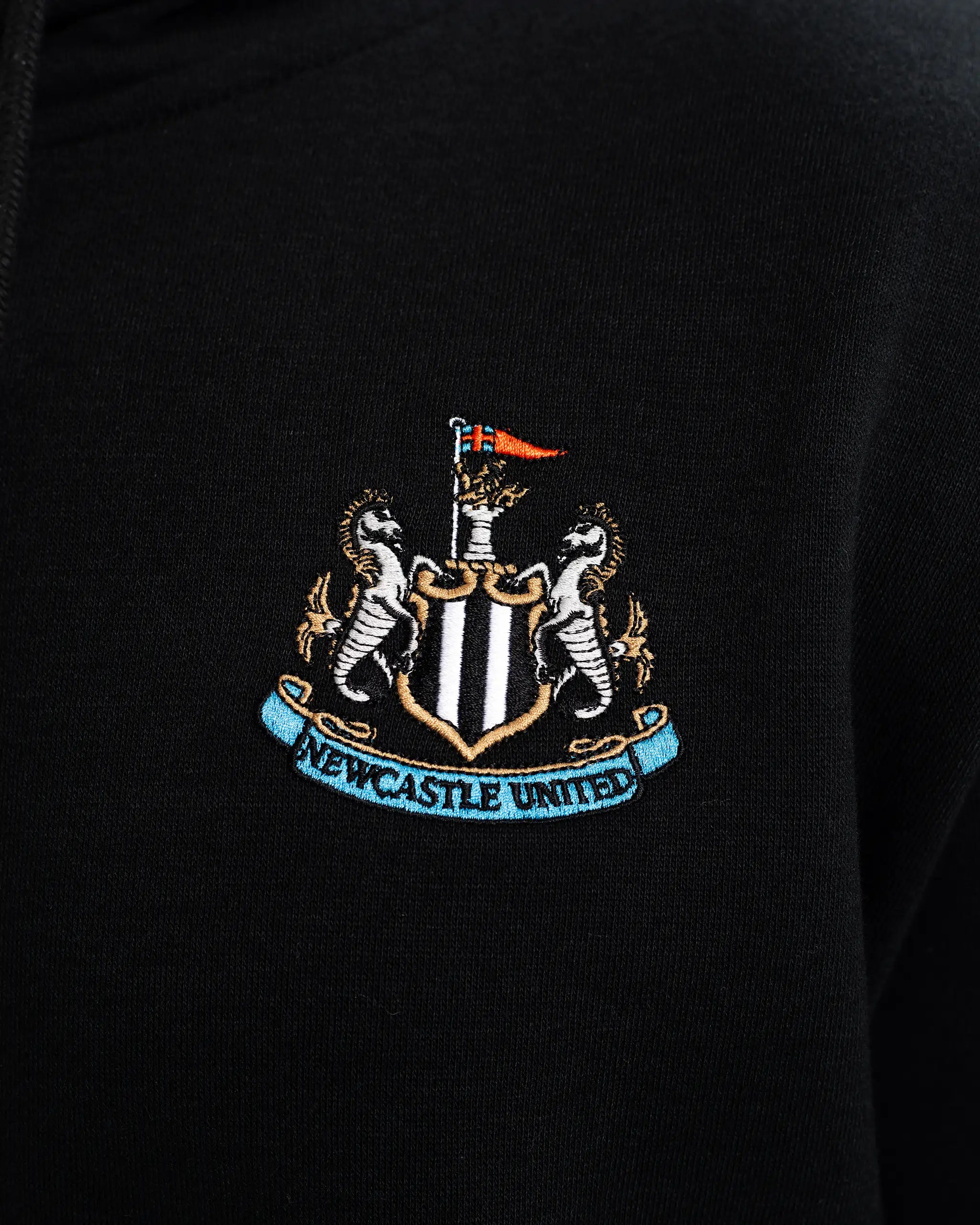 Newcastle United Men's Essentials Range Black Hoodie