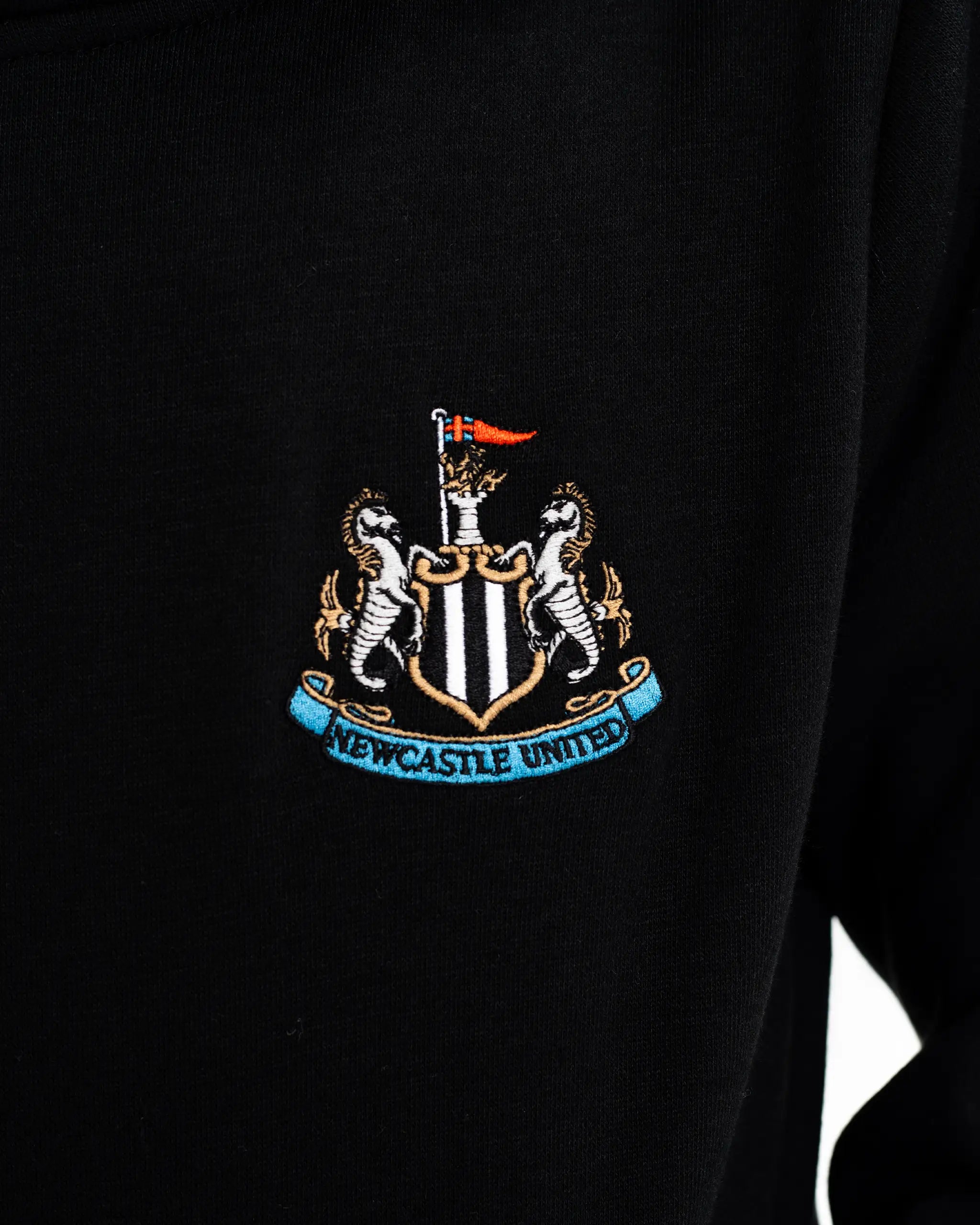 Newcastle United Kids' Essentials Range Black Hoodie