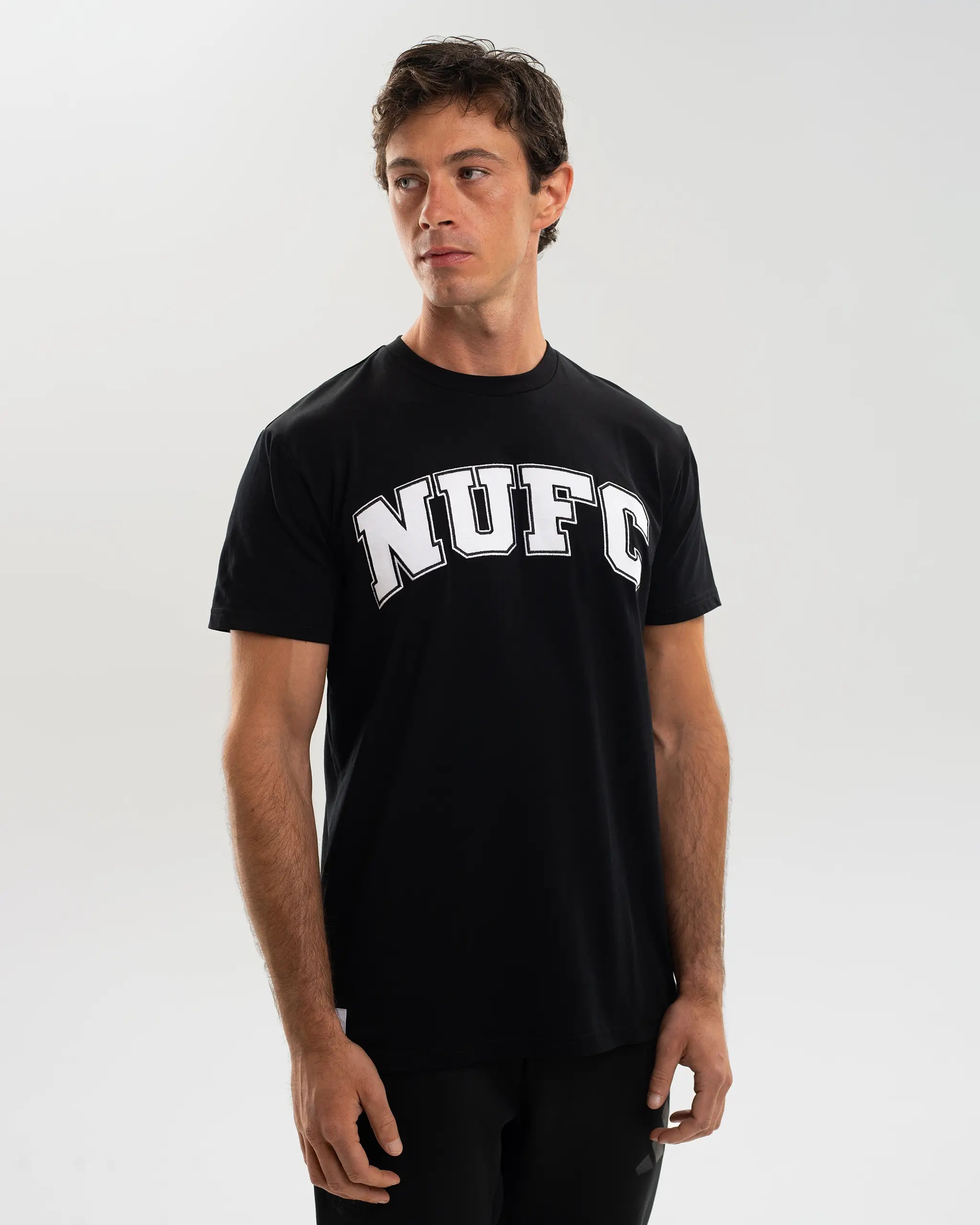 Newcastle United Adults NUFC Black T-Shirt