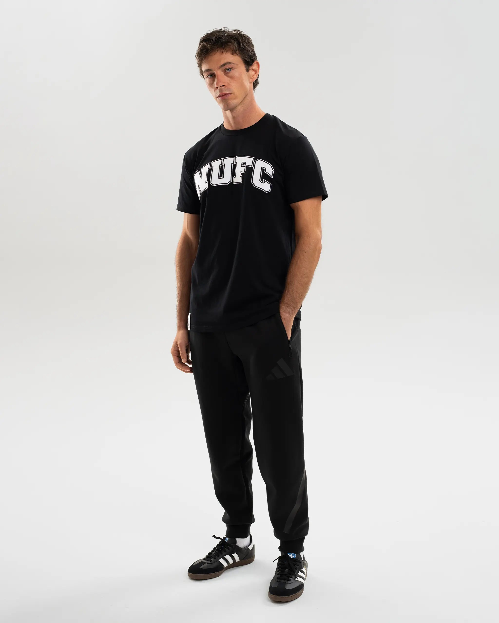 Newcastle United Adults NUFC Black T-Shirt