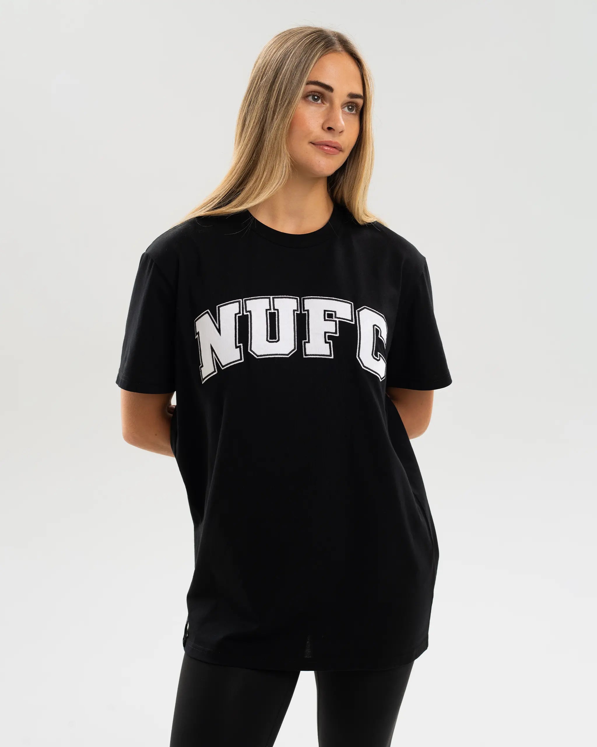 Newcastle United Adults NUFC Black T-Shirt