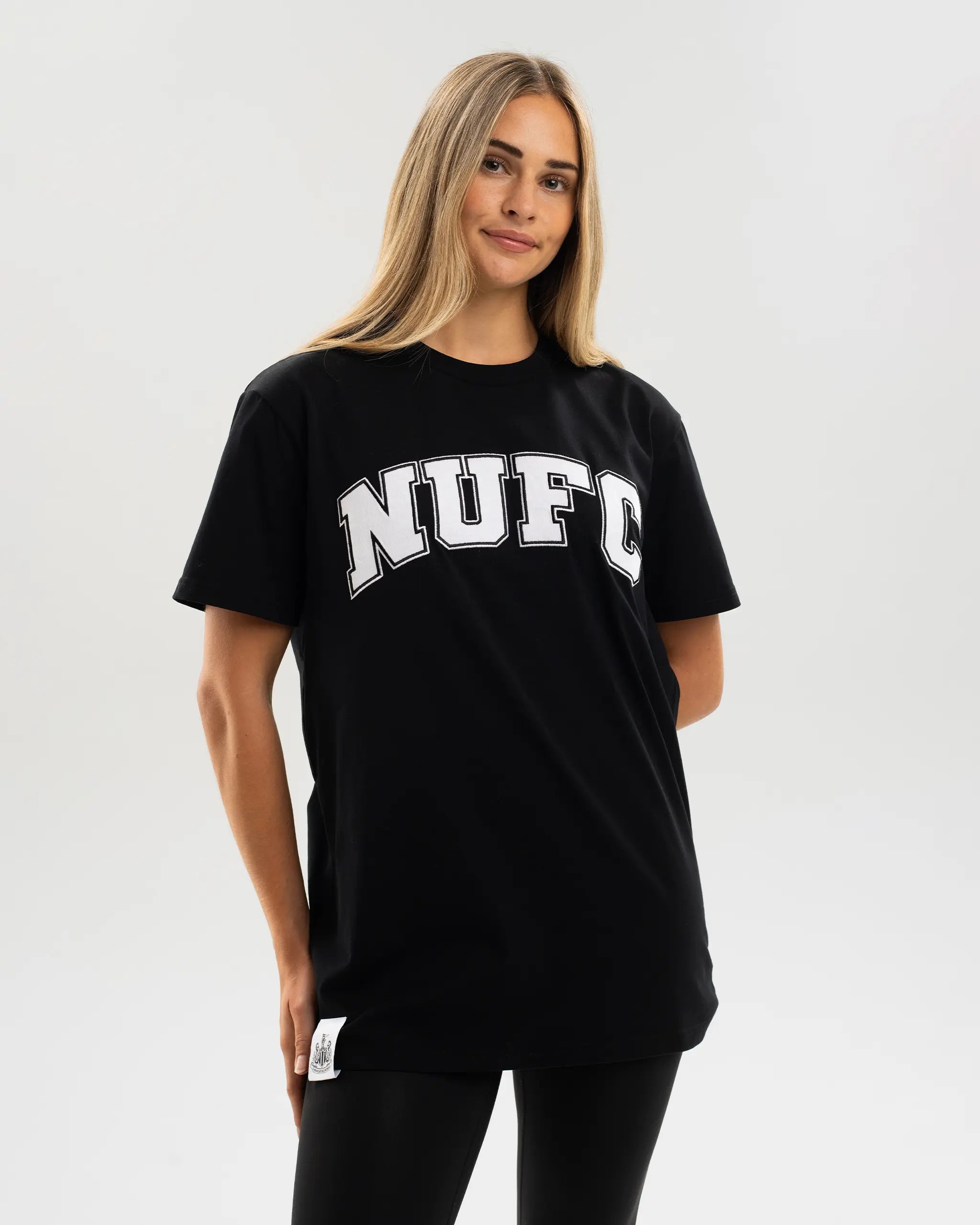 Newcastle United Adults NUFC Black T-Shirt