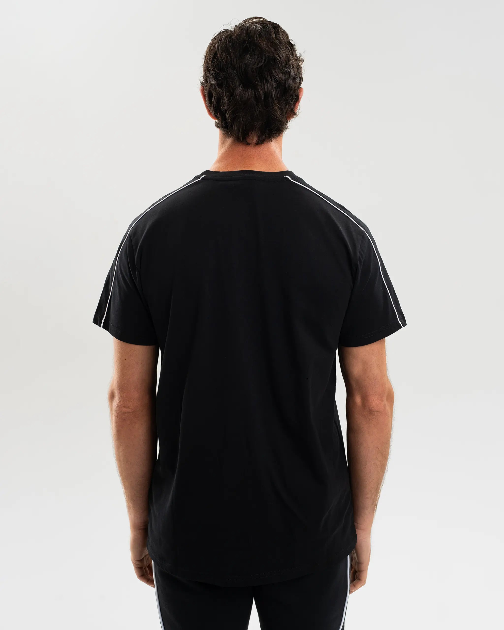 Newcastle United Men's Black Colour Block T-Shirt