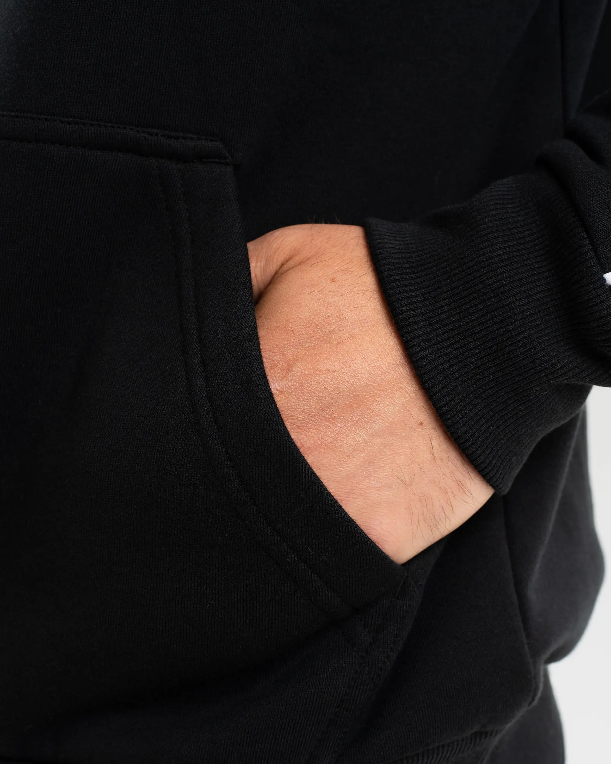 Newcastle United Men's Black Colour Block Hoodie