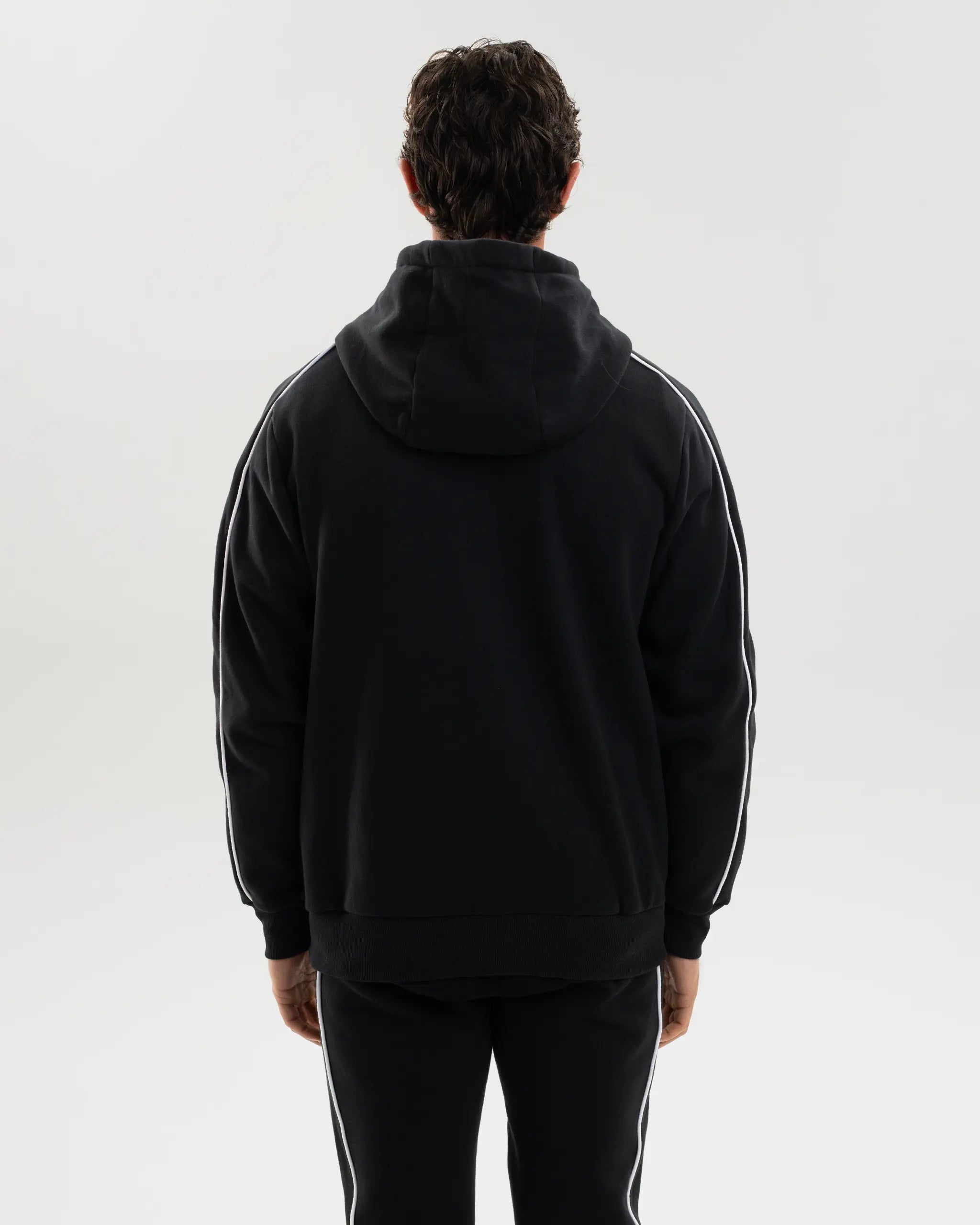Newcastle United Men's Black Colour Block Hoodie
