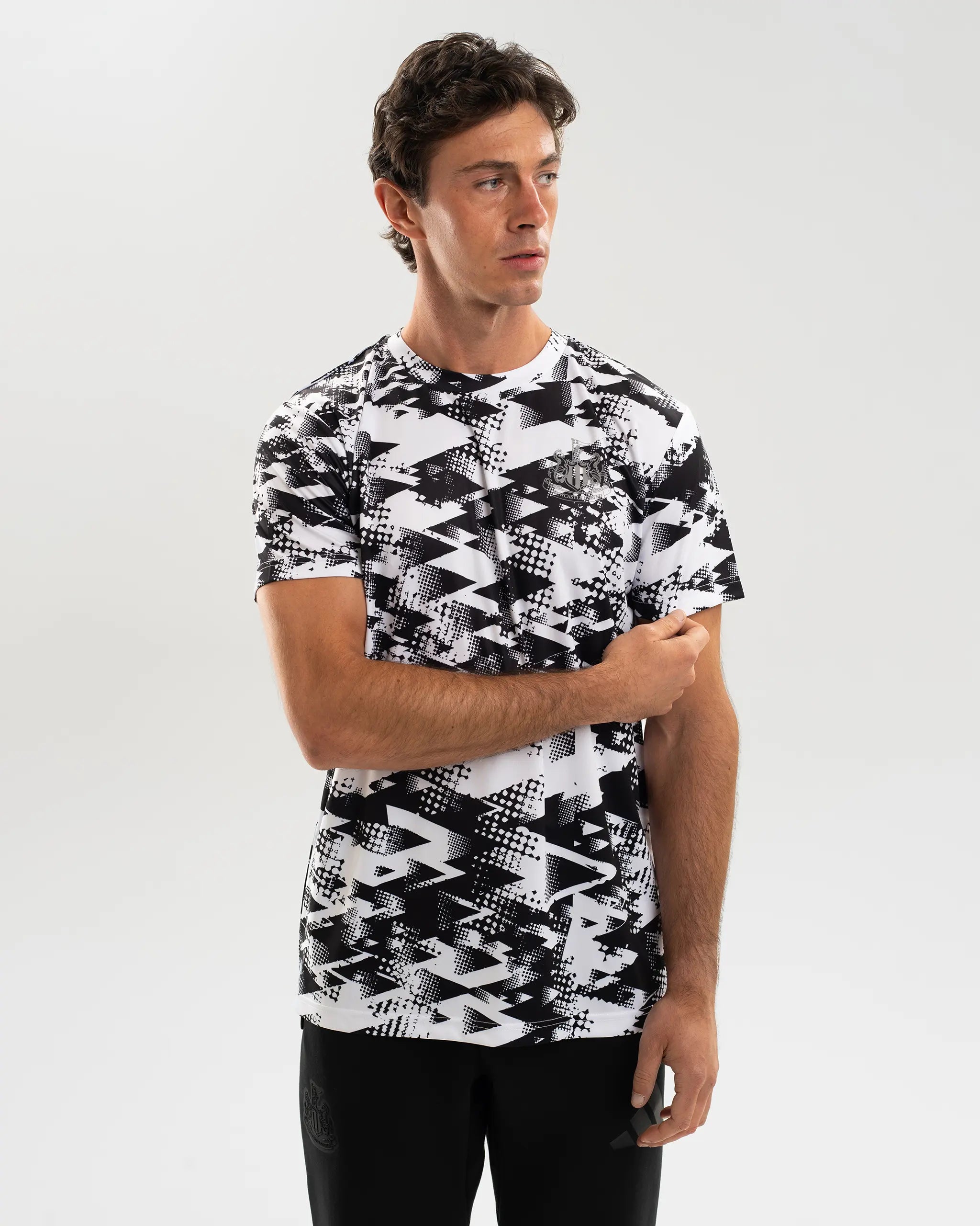 Newcastle United Men's White Camo Sublimated T-Shirt