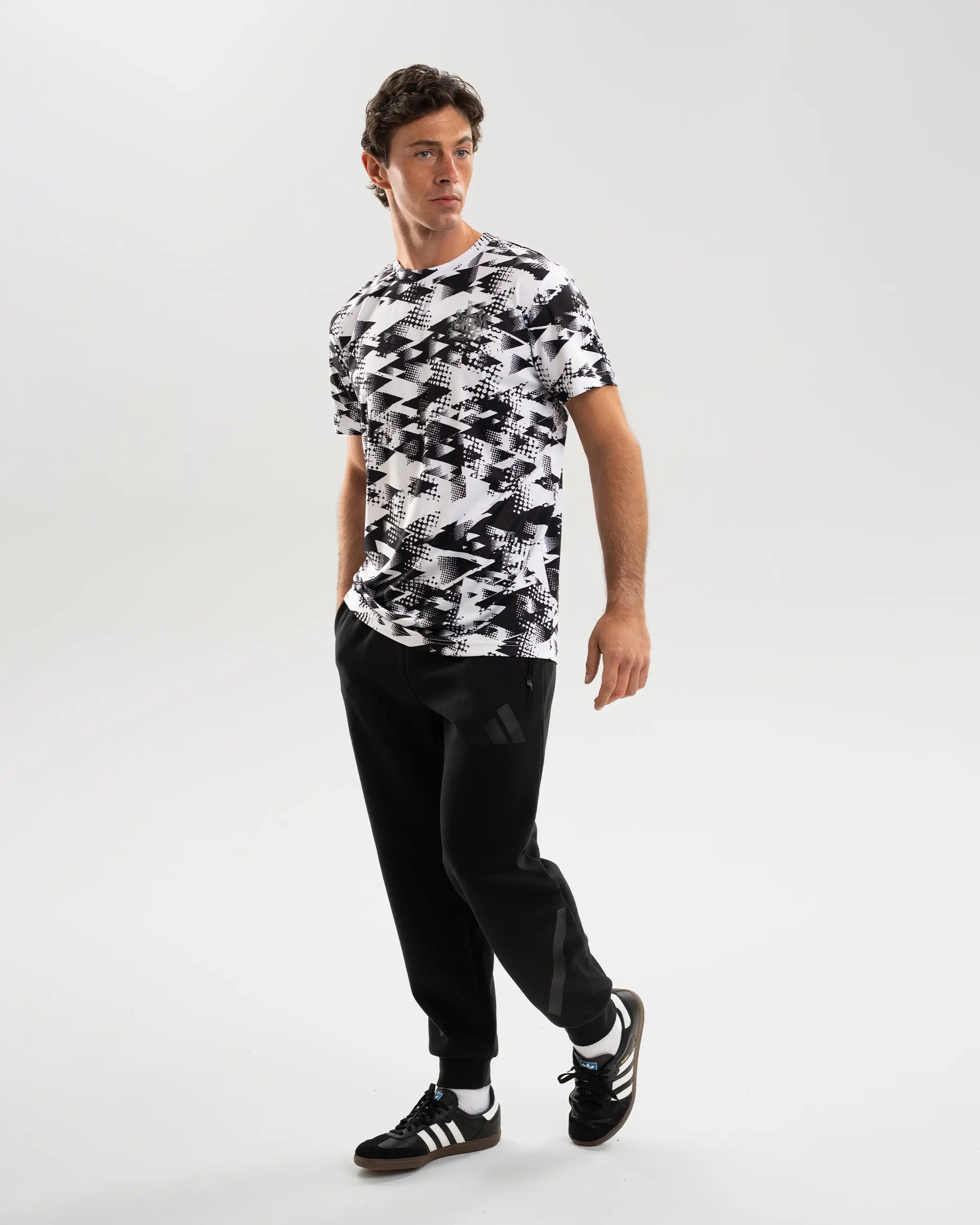 Newcastle United Men's White Camo Sublimated T-Shirt
