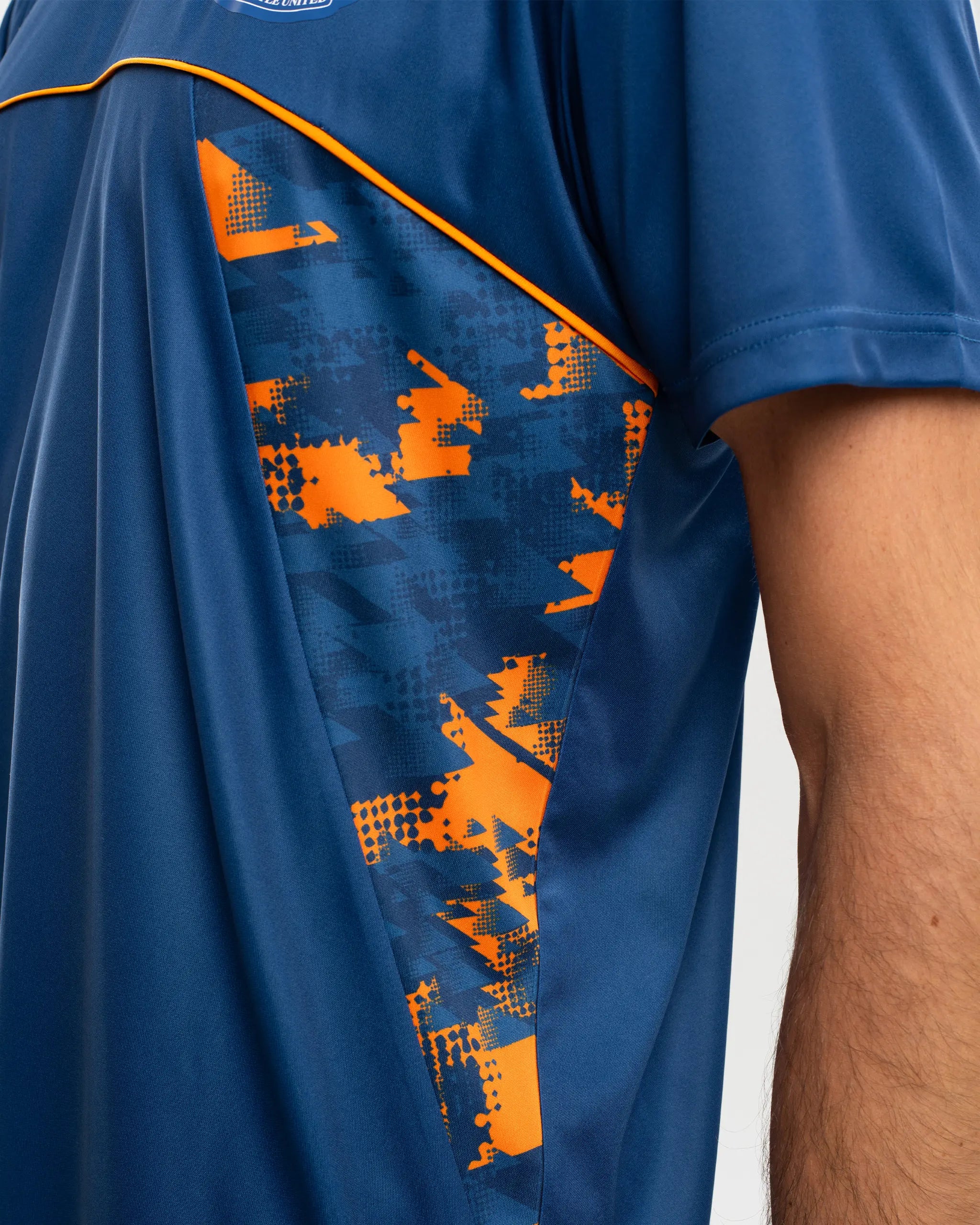 Newcastle United Men's Navy & Orange Panel T-Shirt