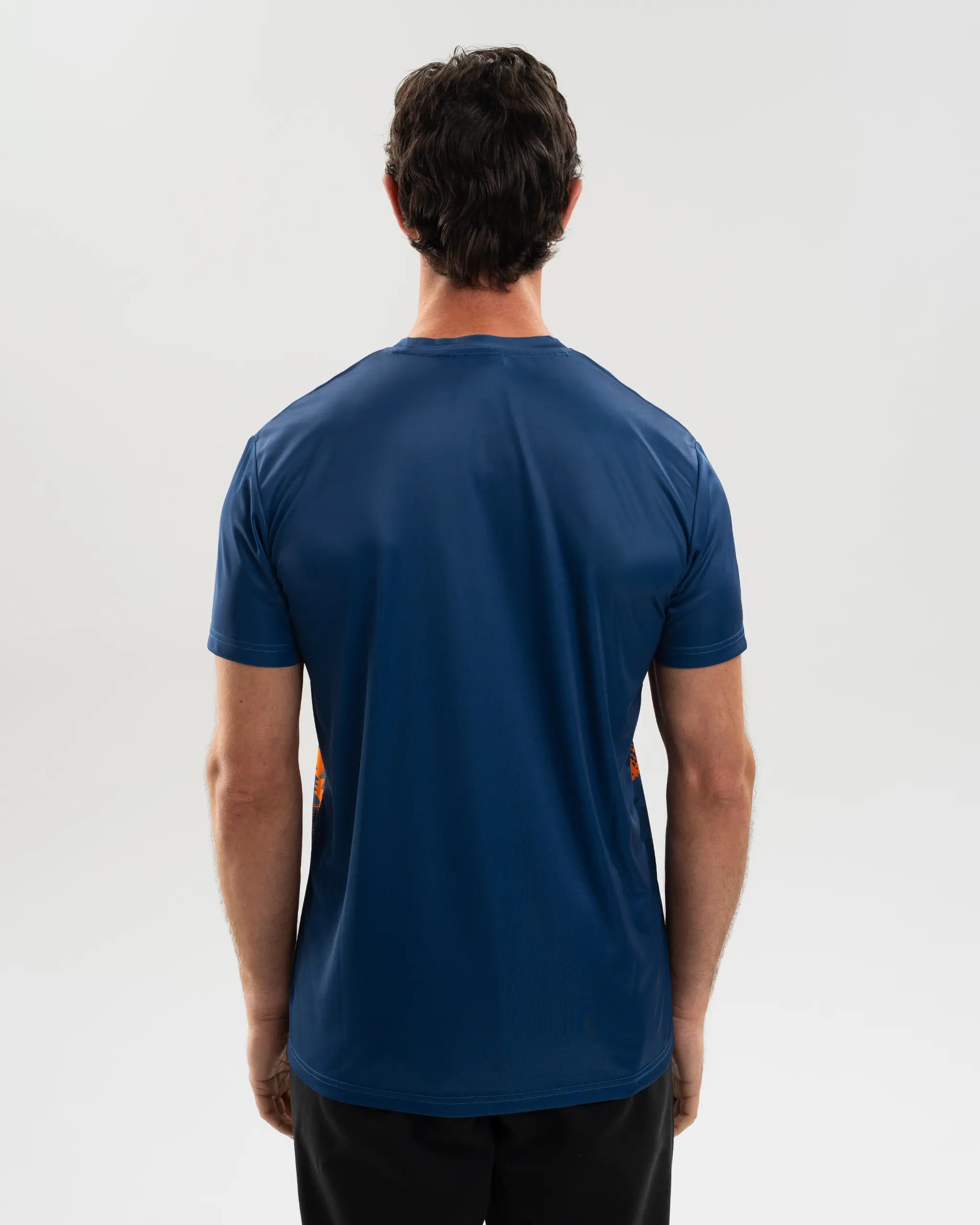 Newcastle United Men's Navy & Orange Panel T-Shirt