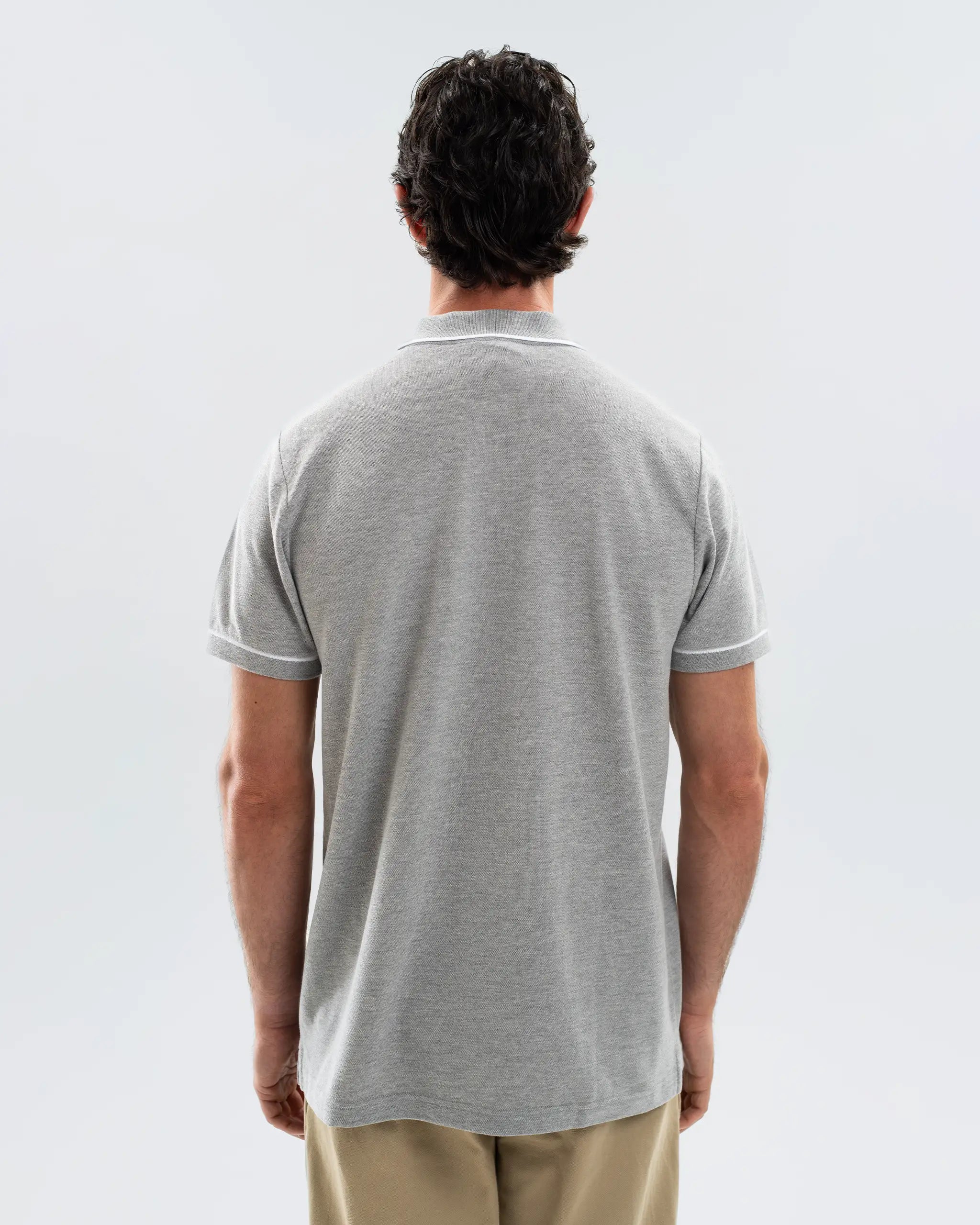 Newcastle United Men's Essentials Range Grey Polo Shirt