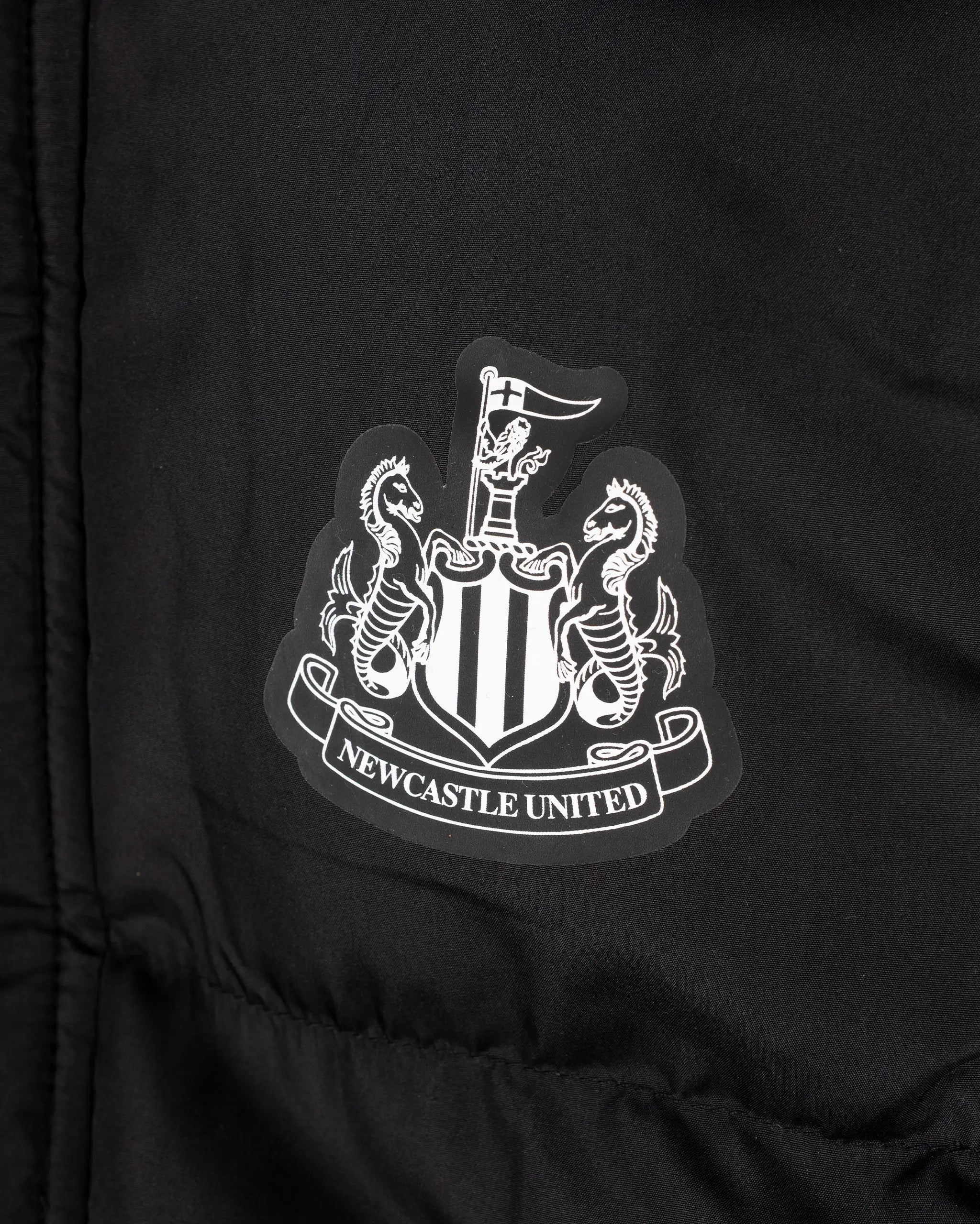 Newcastle United Kids Colour Block Quilted Jacket