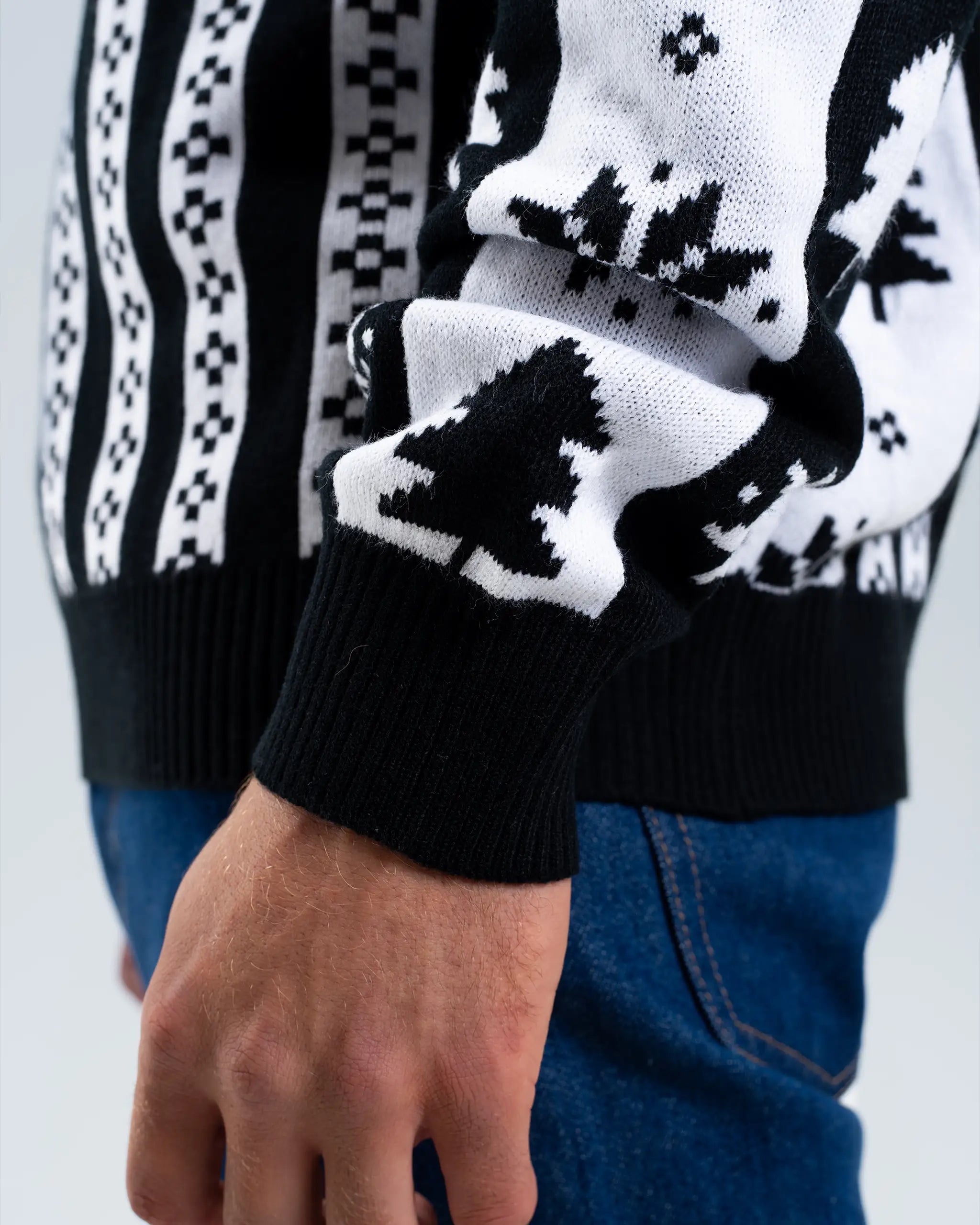 Newcastle United Striped Christmas Jumper