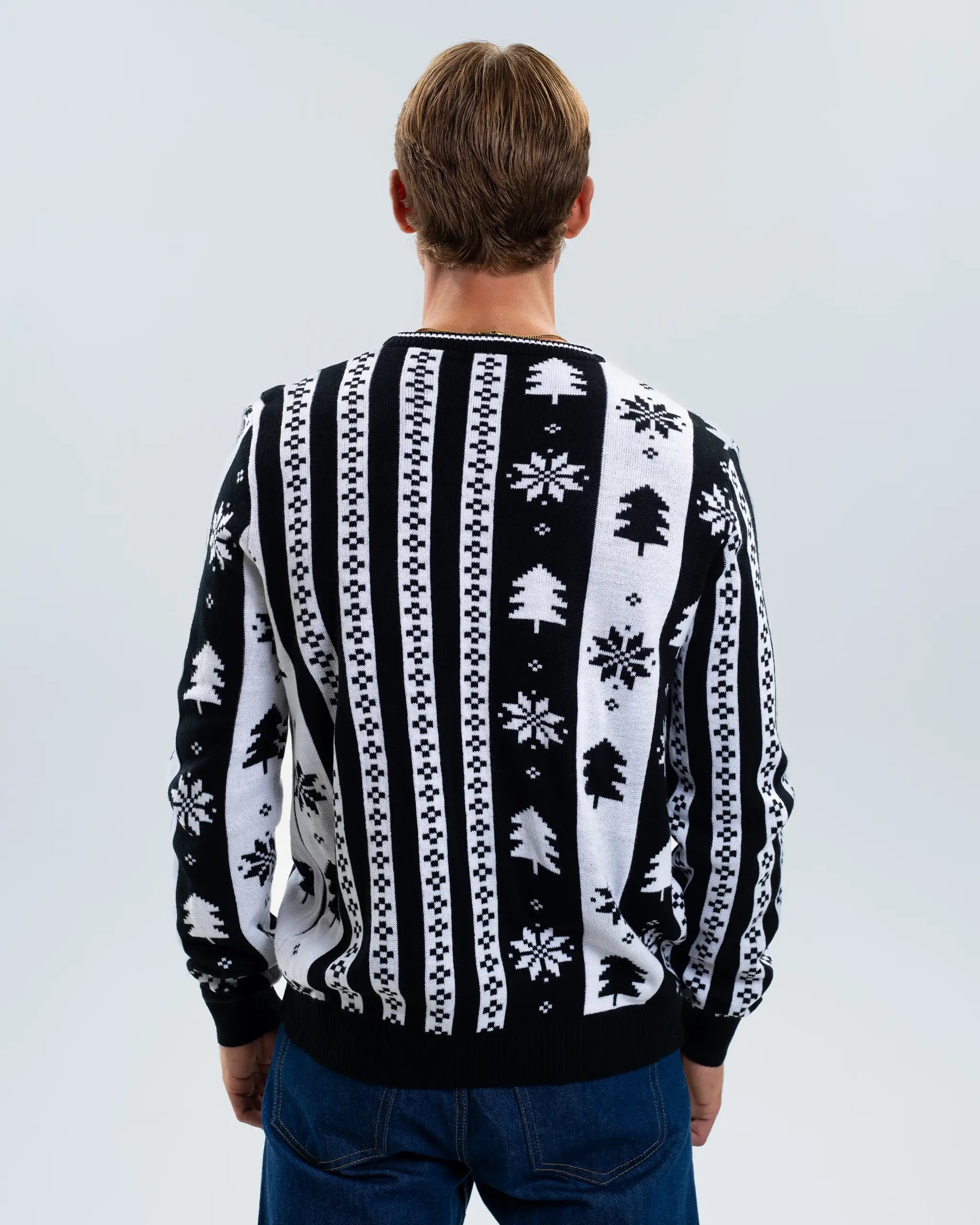 Newcastle United Striped Christmas Jumper