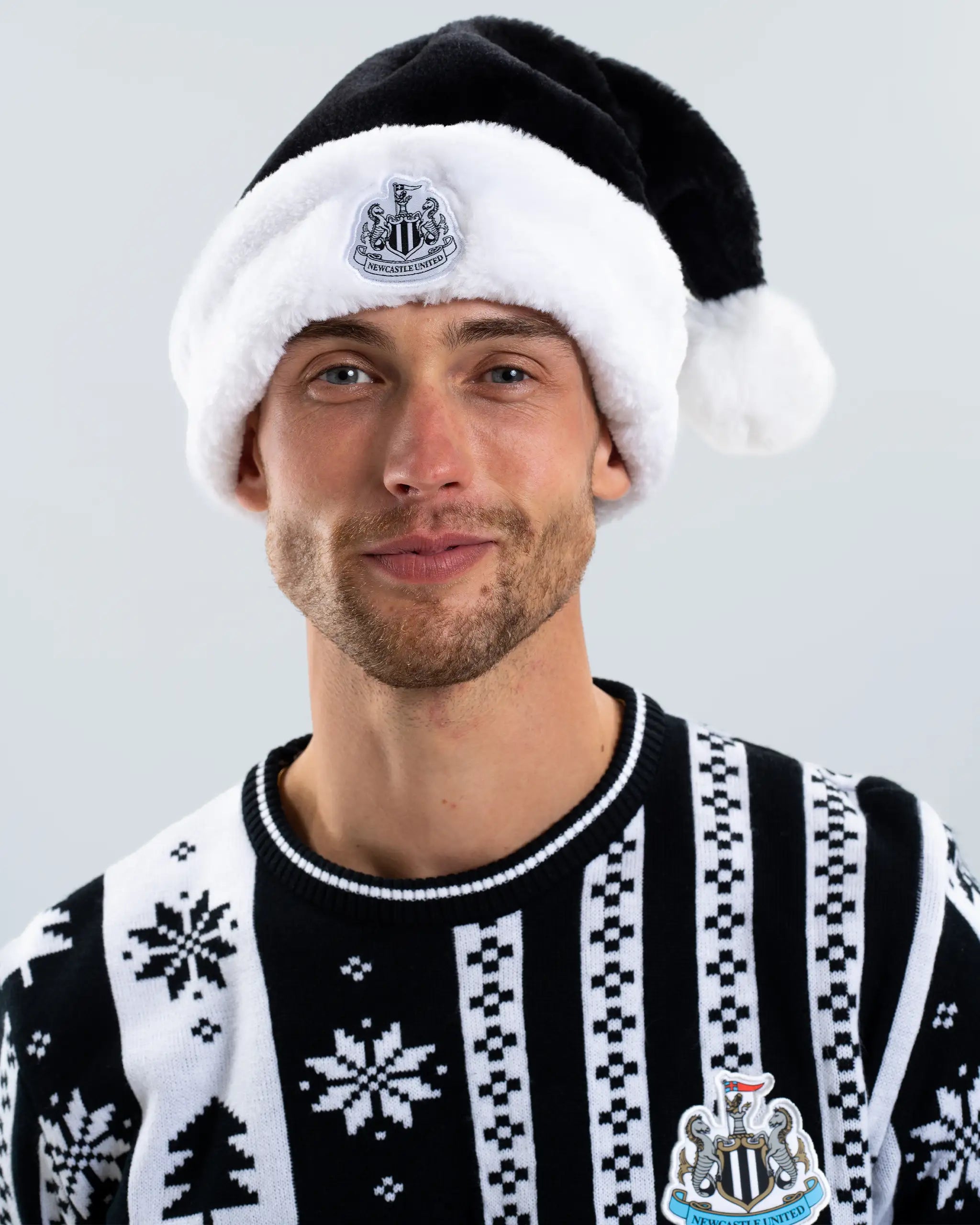 Newcastle United Striped Christmas Jumper