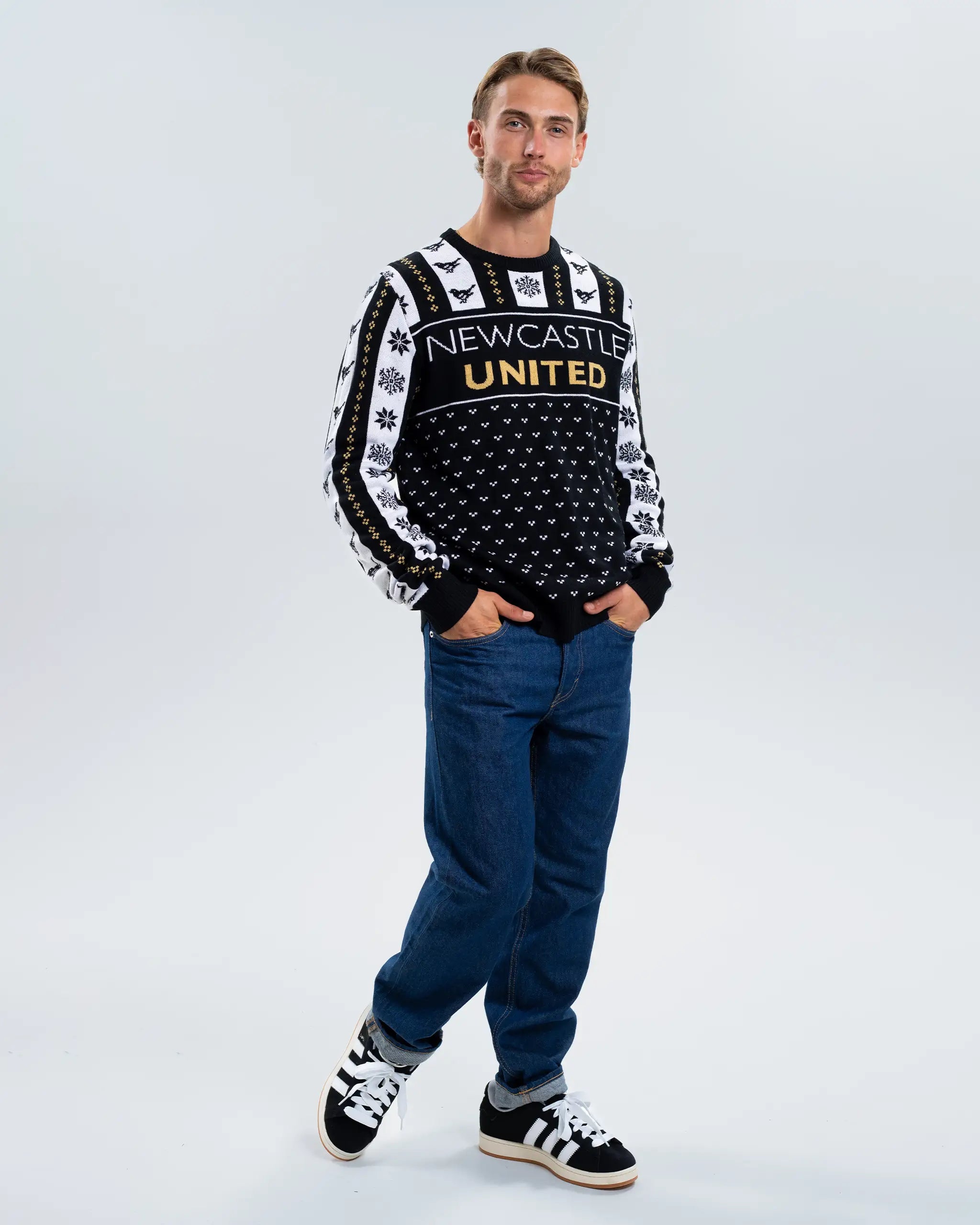 Newcastle United Jingle Aal Howay Christmas Jumper