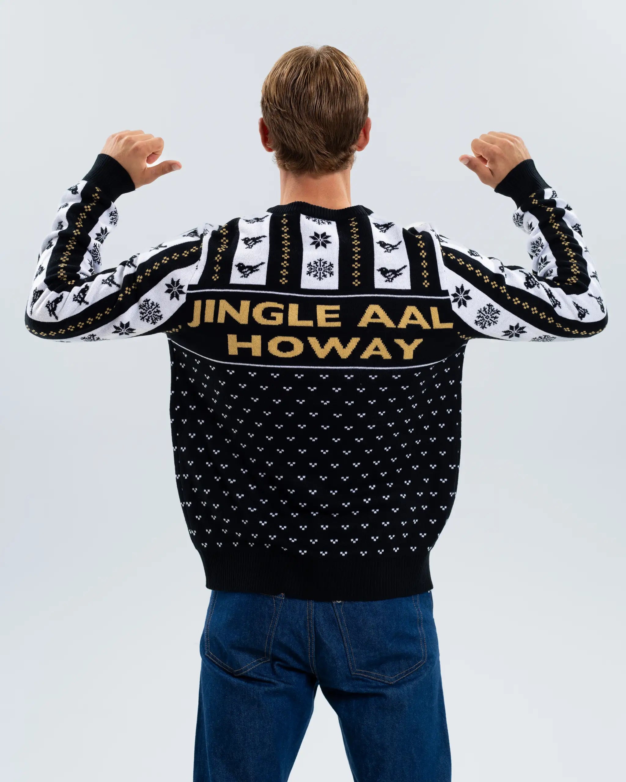 Newcastle United Jingle Aal Howay Christmas Jumper