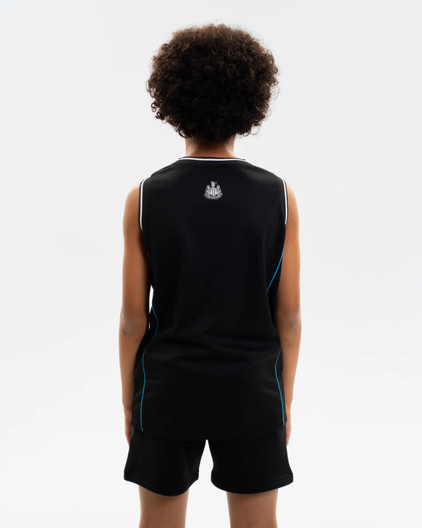 Newcastle United Kids' Black Basketball Vest