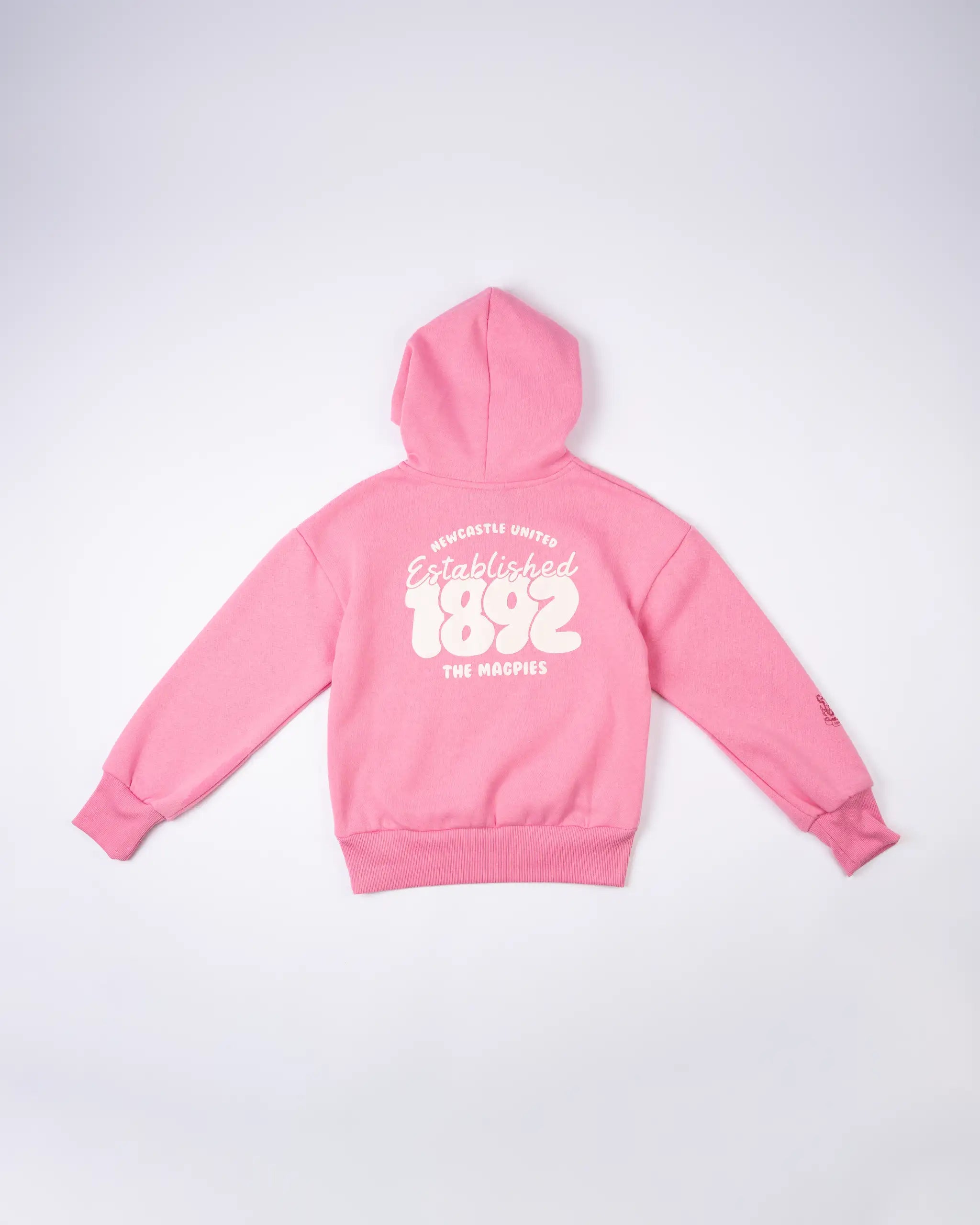 Newcastle United Girl's 1892 Pink Oversized Hoodie