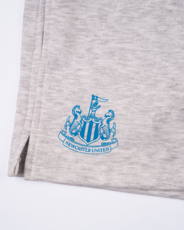 Newcastle United Girl's Grey Sweatshorts