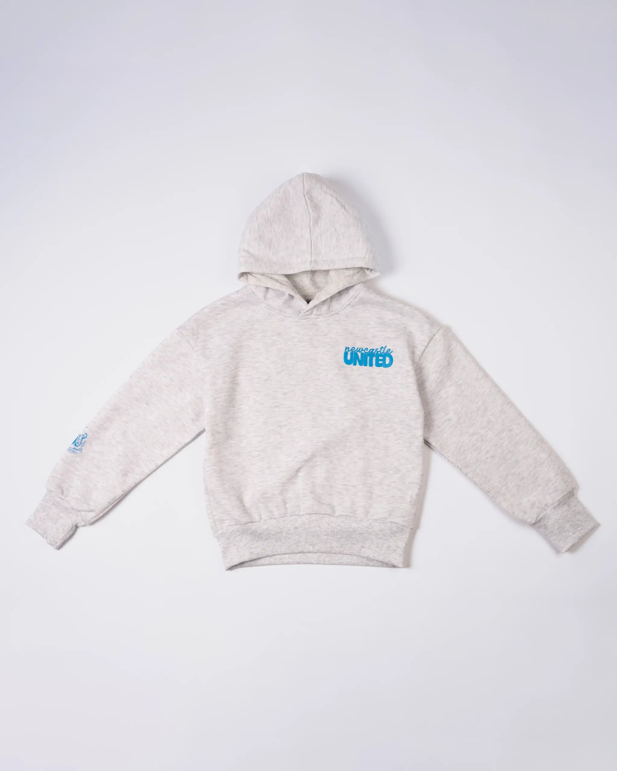 Newcastle United Girl's Grey Oversized Hoodie