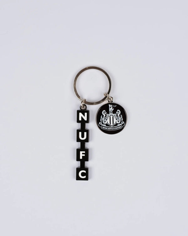 Newcastle United Crest & Letter Keyring