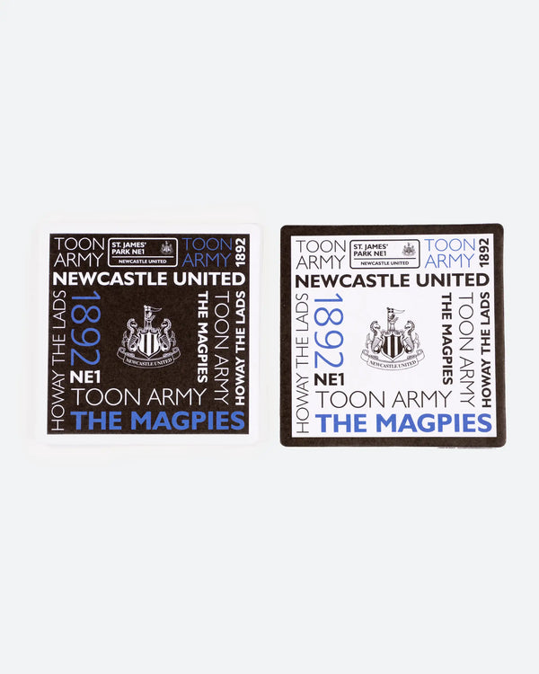 Newcastle United 10 Pack Toon Army Beer Mats