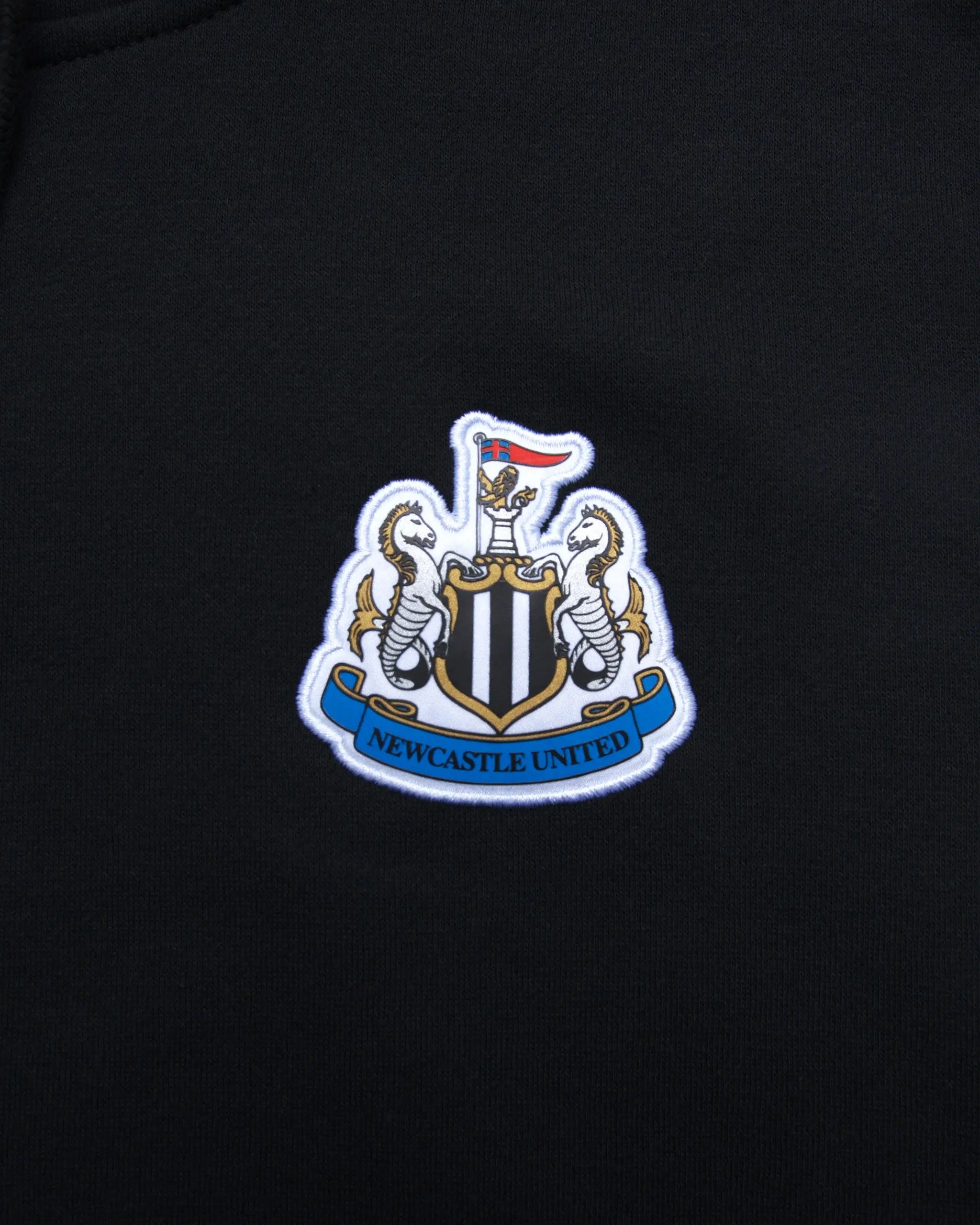 Newcastle United Men's Black Terrace Crest Hoodie