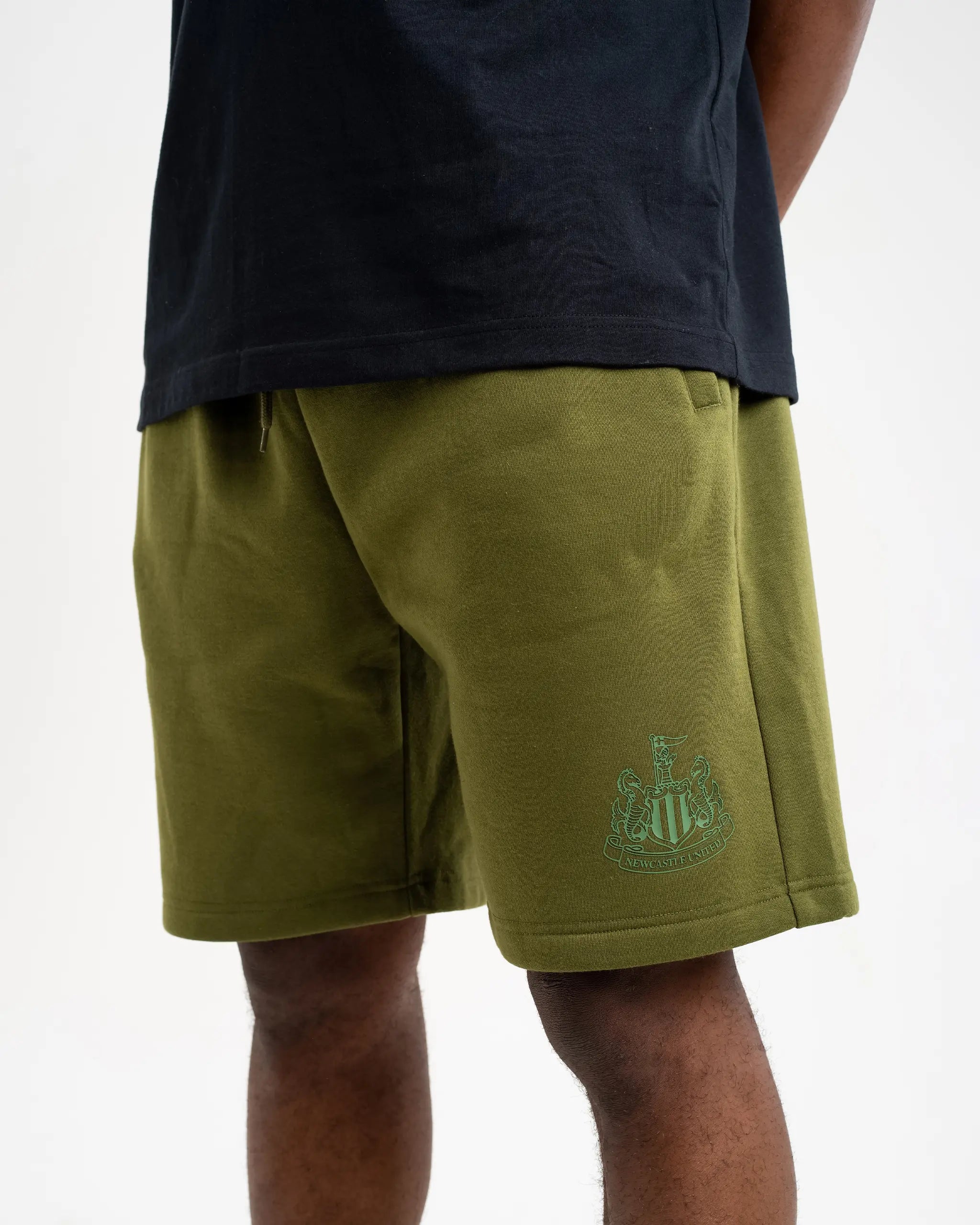 Newcastle United Men's Khaki Terrace Fleece Shorts