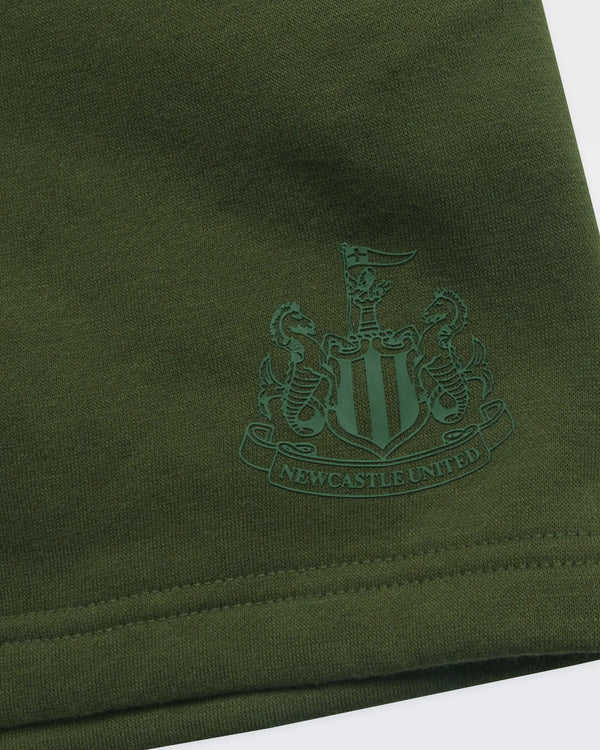 Newcastle United Kids' Khaki Terrace Fleece Shorts