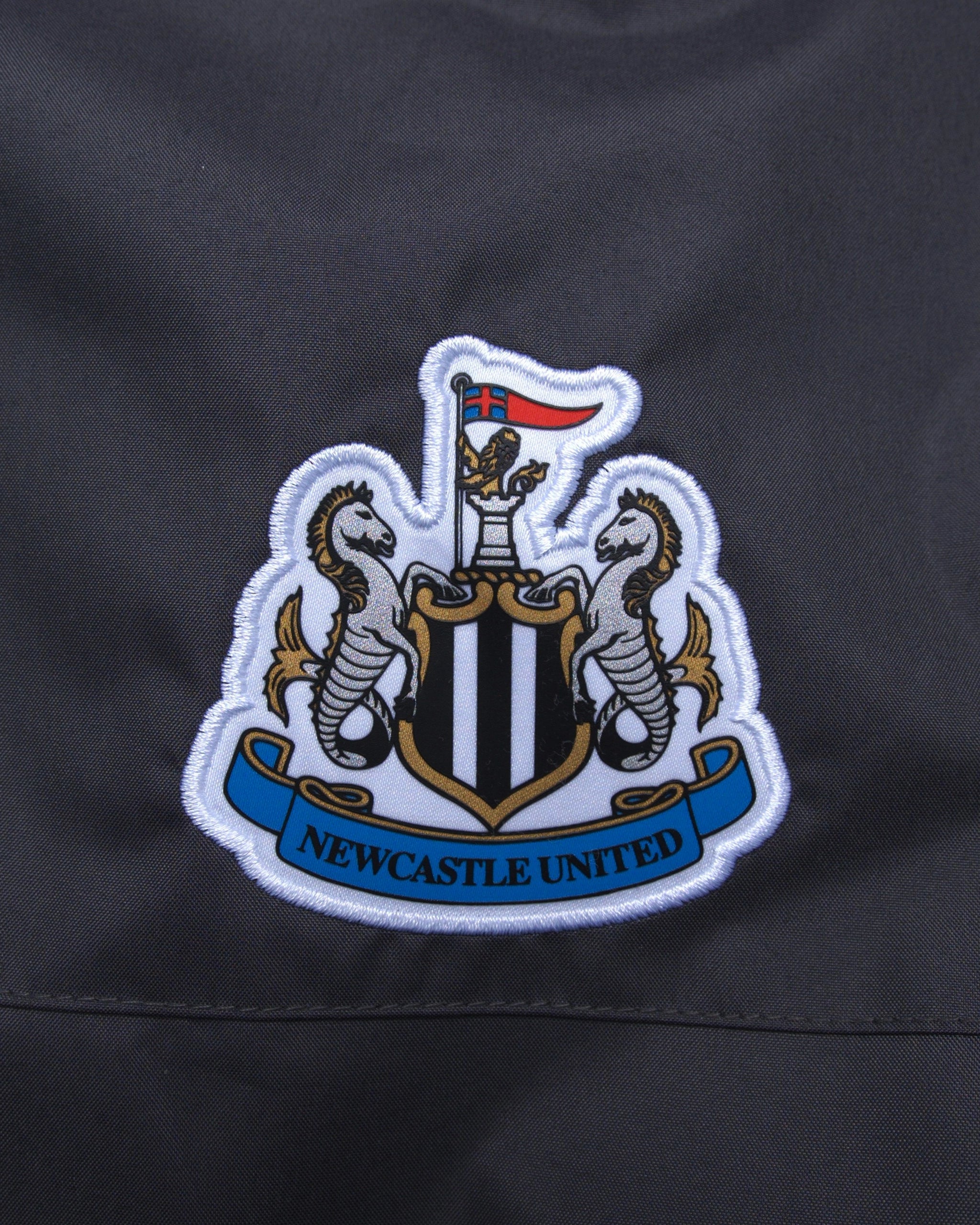 Newcastle United Men's Charcoal Terrace Shower Jacket