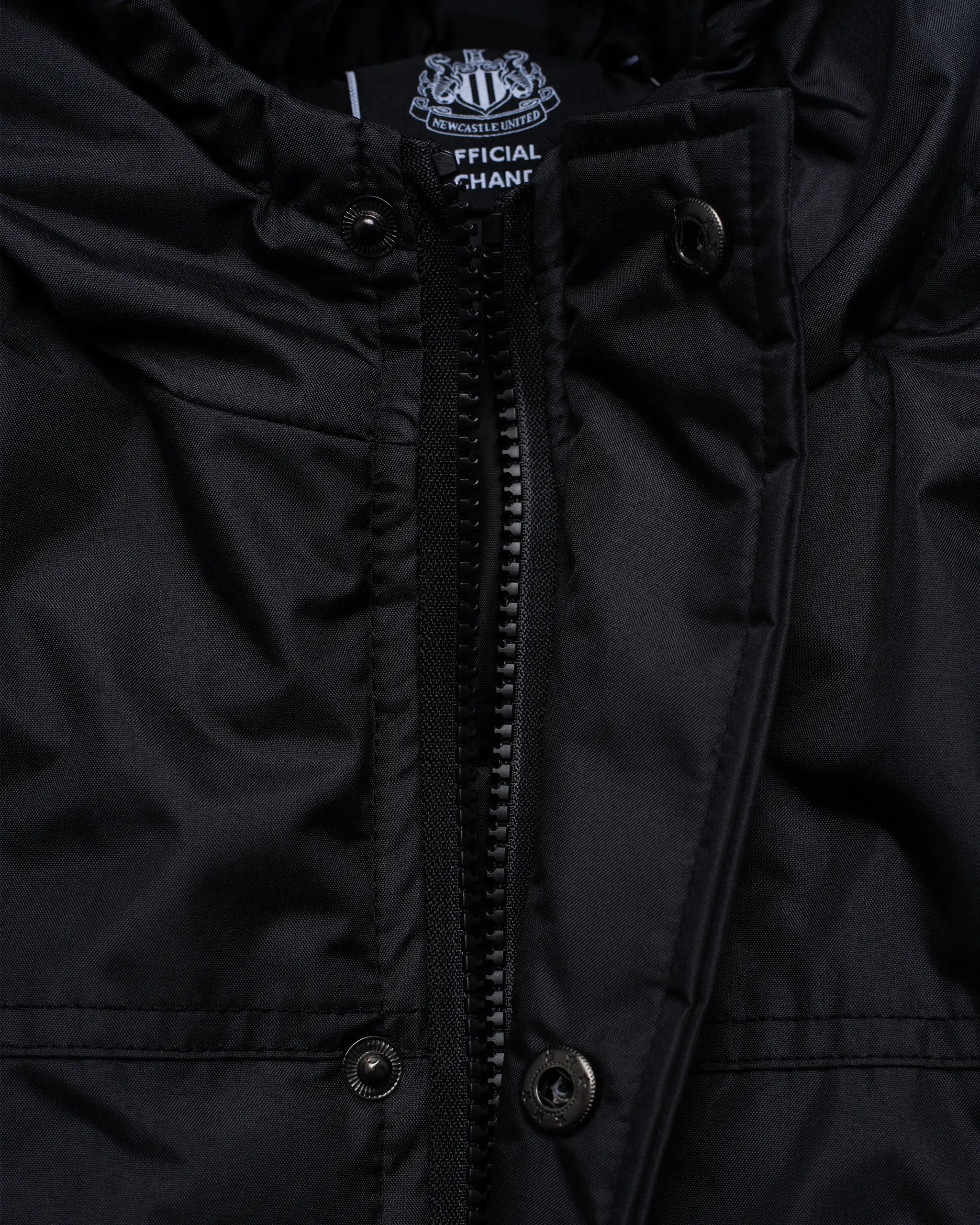 Newcastle United Boy's Black Terrace Long Jacket