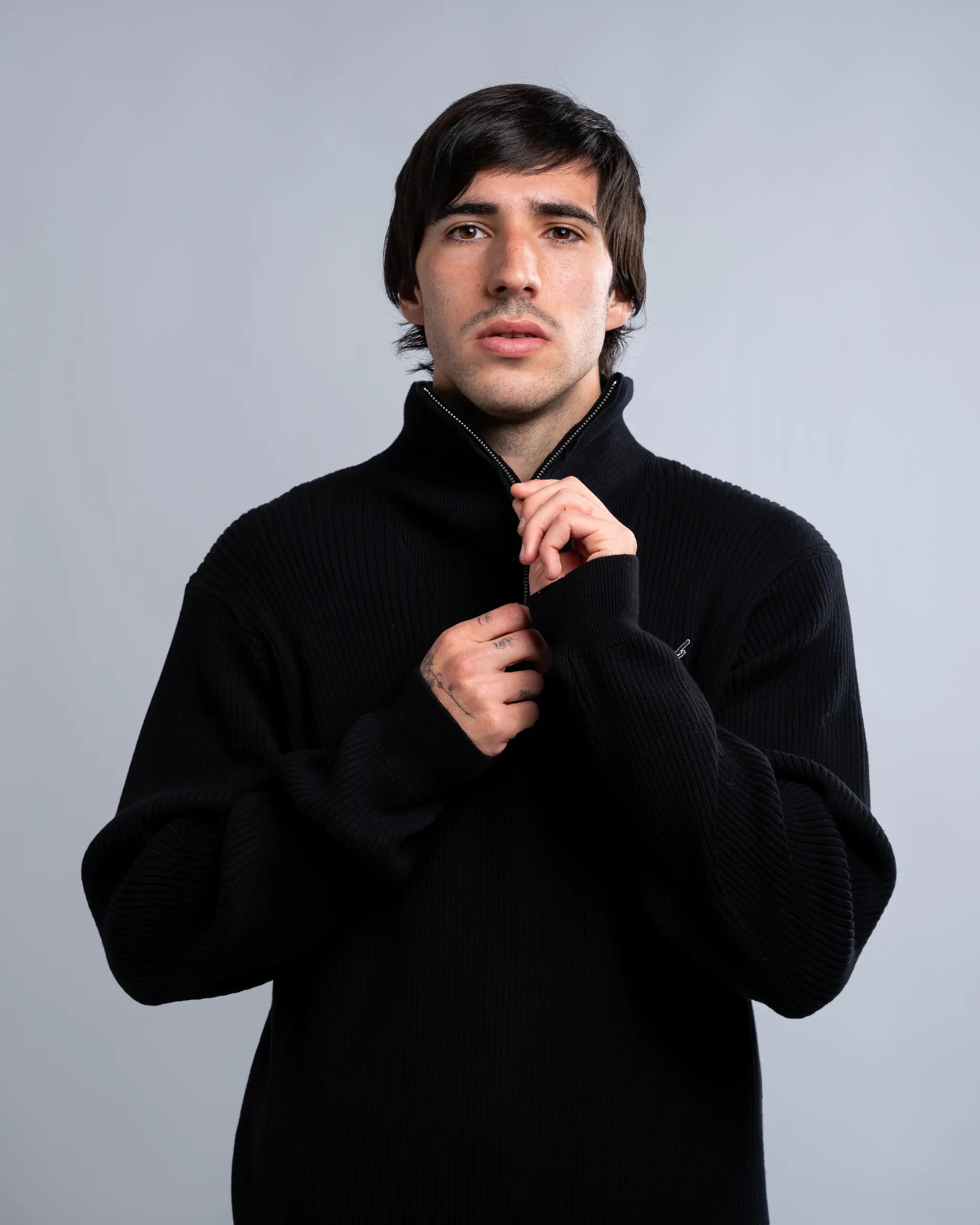 Newcastle United Chunky Knit 1/4 Zip Top