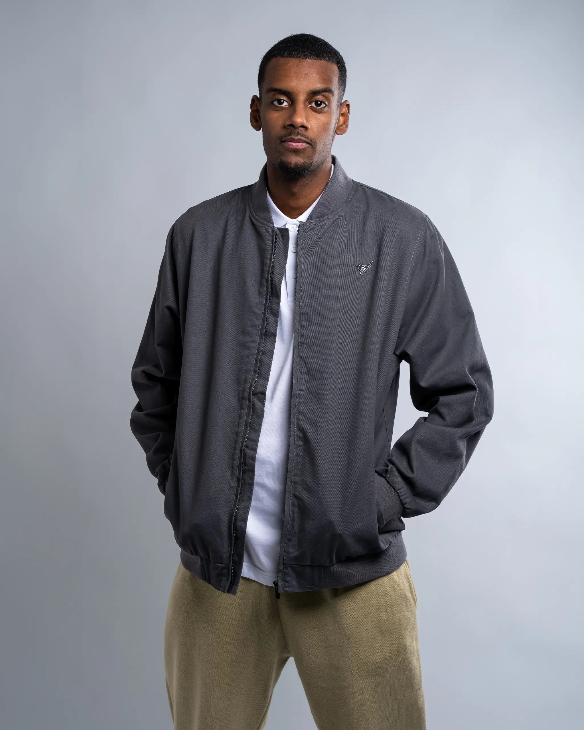 Jersey harrington jacket hot sale